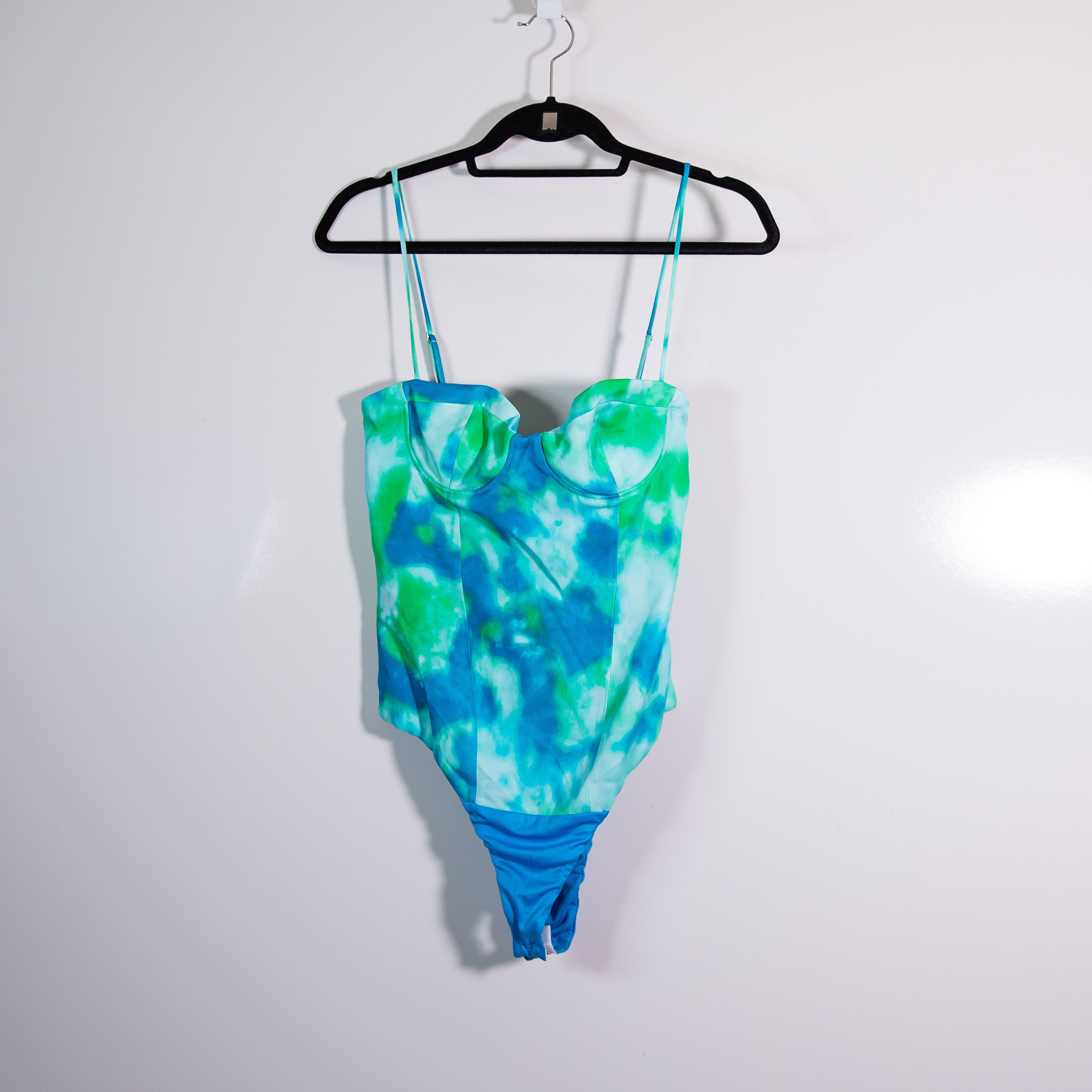 Zara NEW Zara Blue Green Watercolor Tie Dye Size S / US 4 / IT 40 - 1 Thumbnail