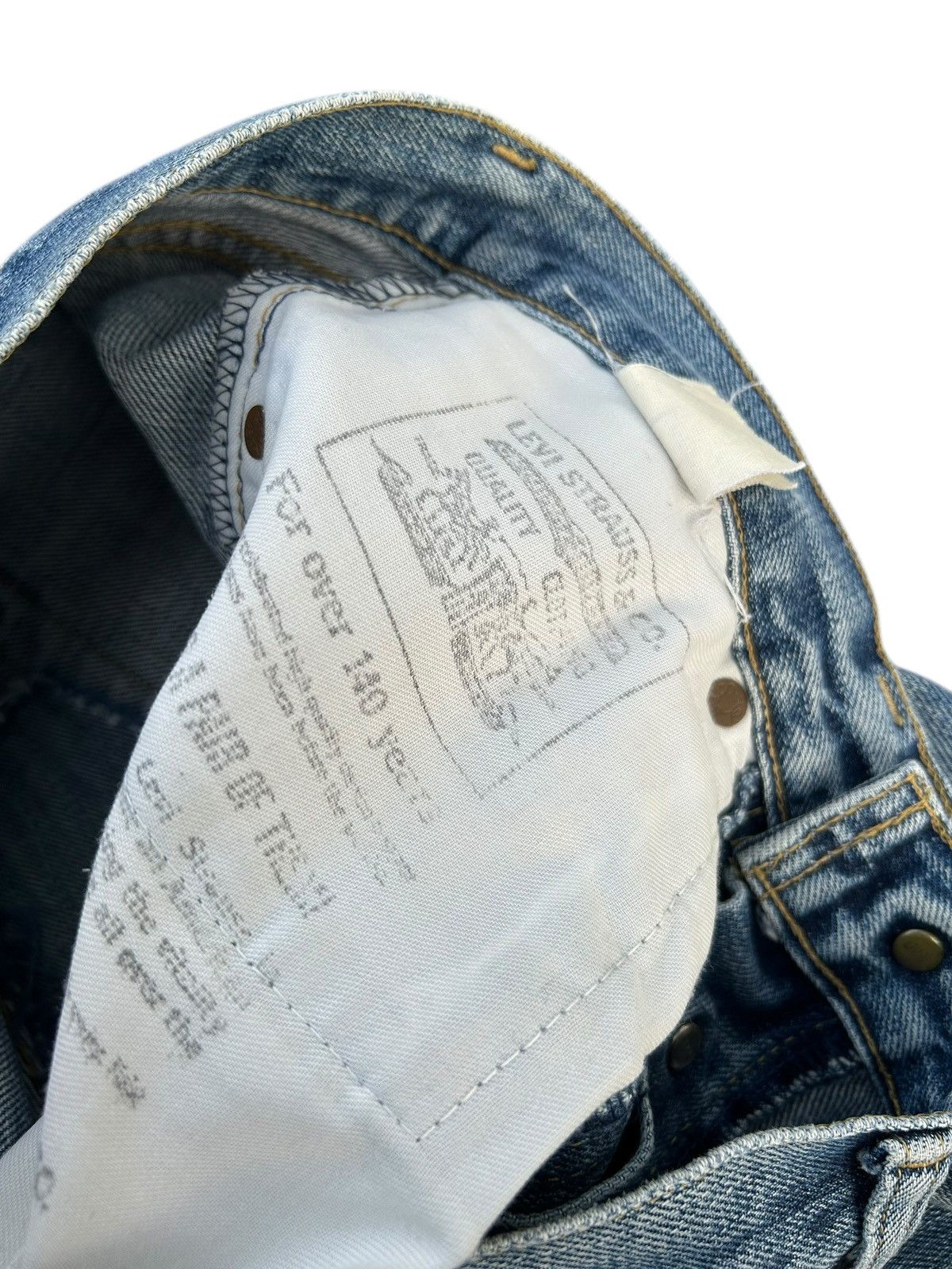 Kapital Thrashed Vintage Levis Big E Selvedge Denim Jeans Size US 29 - 10 Thumbnail