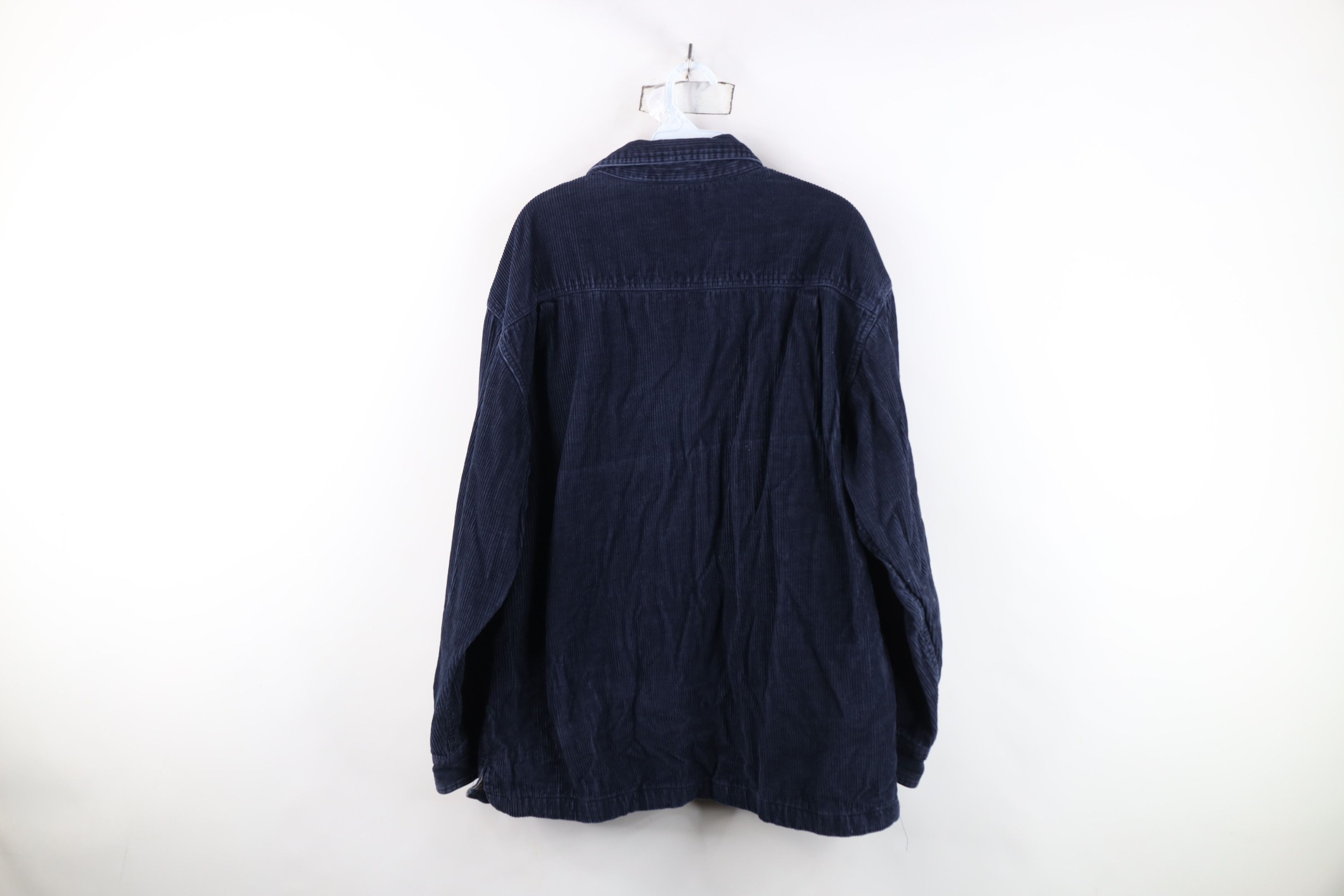 Vintage Vintage 90s Streetwear Lined Corduroy Shirt Jacket Jac Size US XL / EU 56 / 4 - 14 Thumbnail