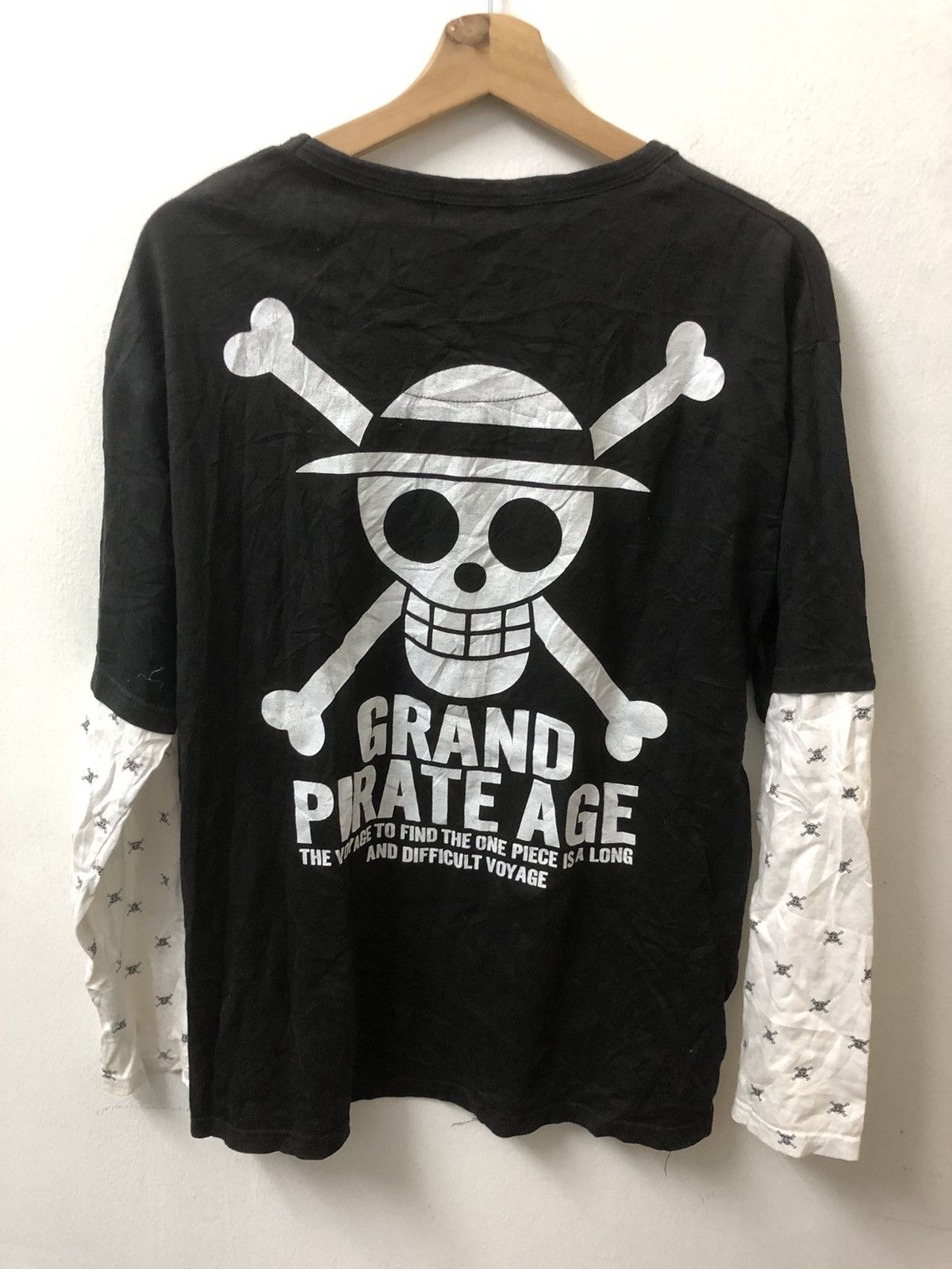 Anime × Japanese Brand × One Piece One Piece Anime Big logo Backhit ‘Difficult Voyage’ Size US L / EU 52-54 / 3 - 8 Thumbnail
