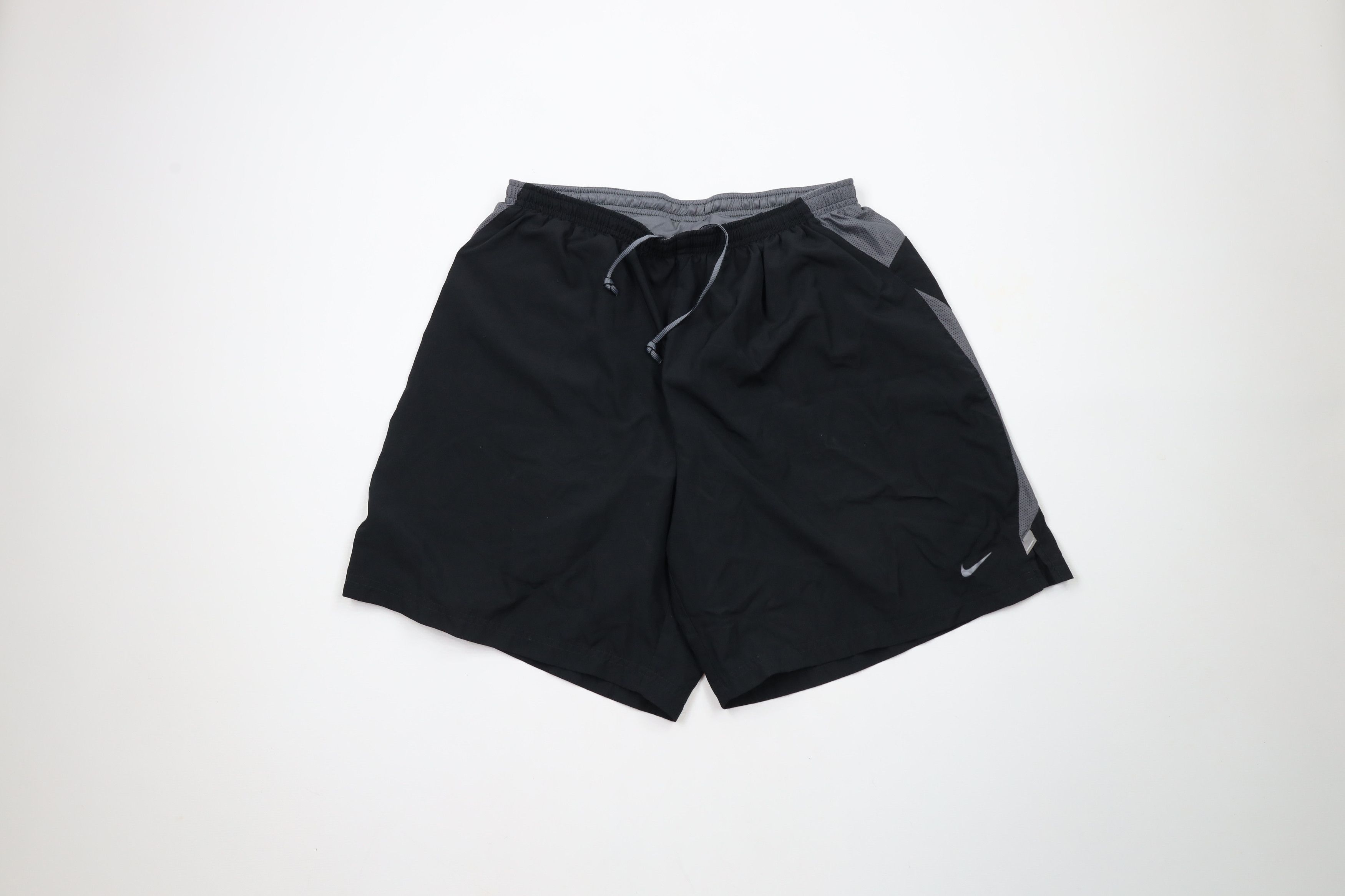 Nike × Vintage Vintage Y2K Nike Travis Scott Mini Swoosh Lined Shorts Black Size US 34 / EU 50 - 1 Thumbnail