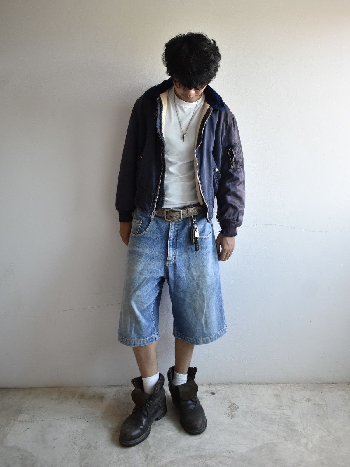 Vintage Vintage Aldencrest Line Fur Bomber Flight Jacket Size US M / EU 48-50 / 2 - 18 Thumbnail