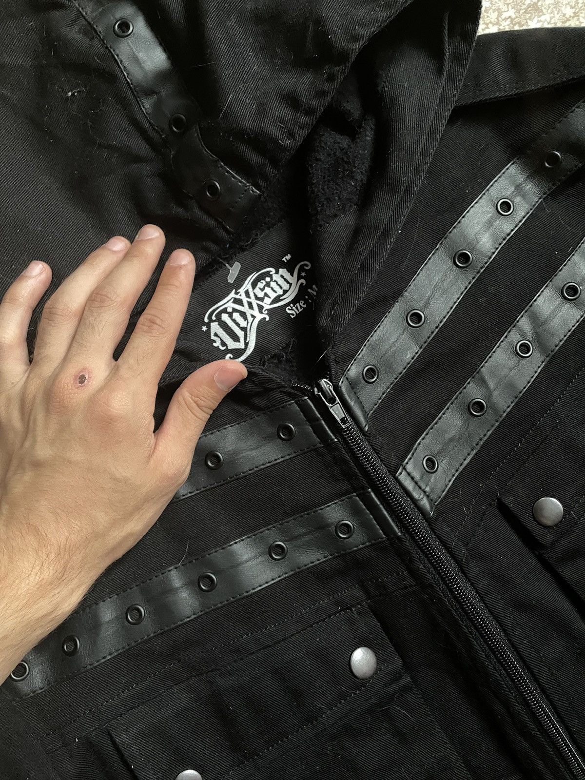 Other Vixxsin Black Gothic Zip jacket Hoodie Y2K Goth Punk Size US M / EU 48-50 / 2 - 5 Thumbnail