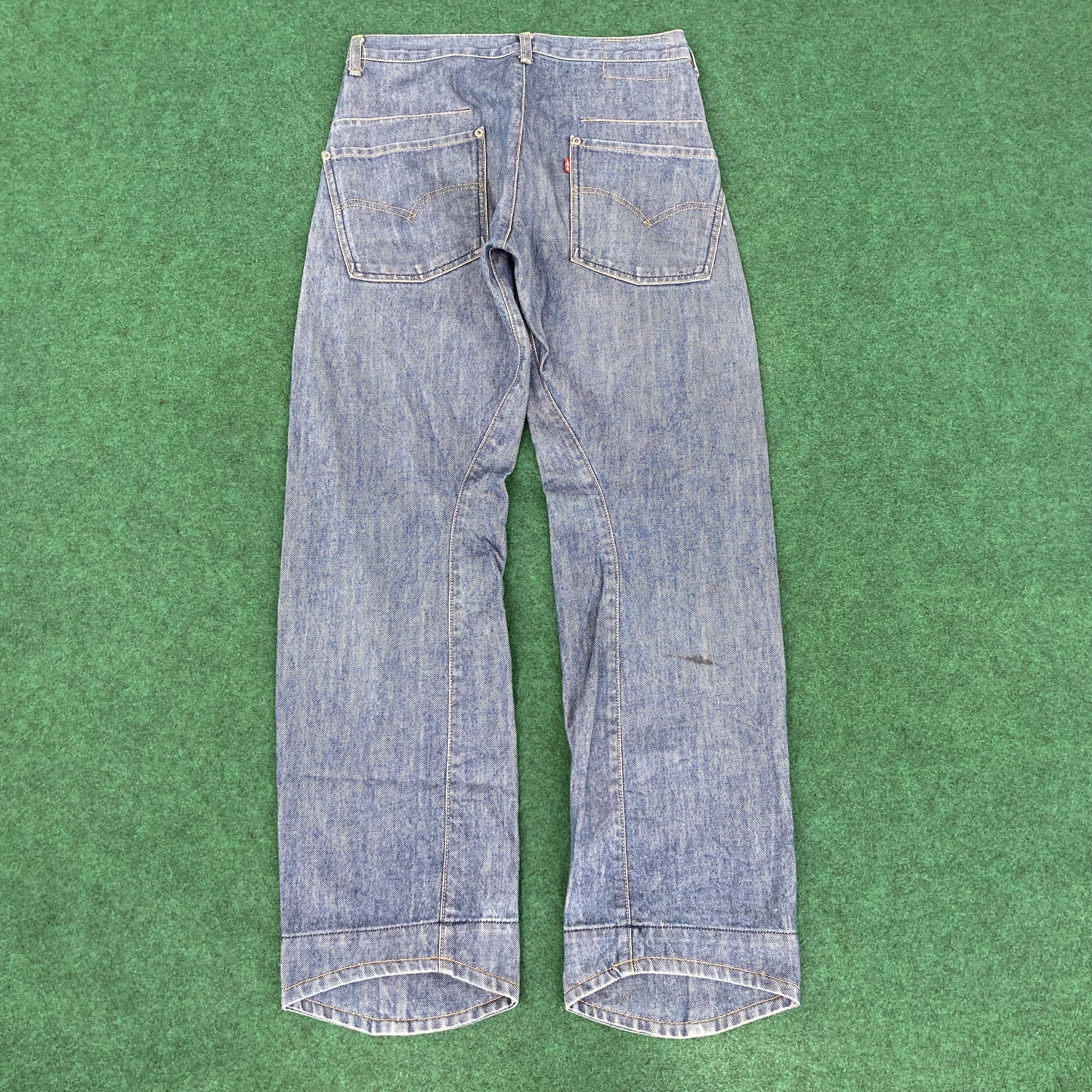 Japanese Brand × Levi's × Vintage Vtg Levis Engineered Kimura Denim Sz 30 Button Jeans Size US 30 / EU 46 - 11 Thumbnail