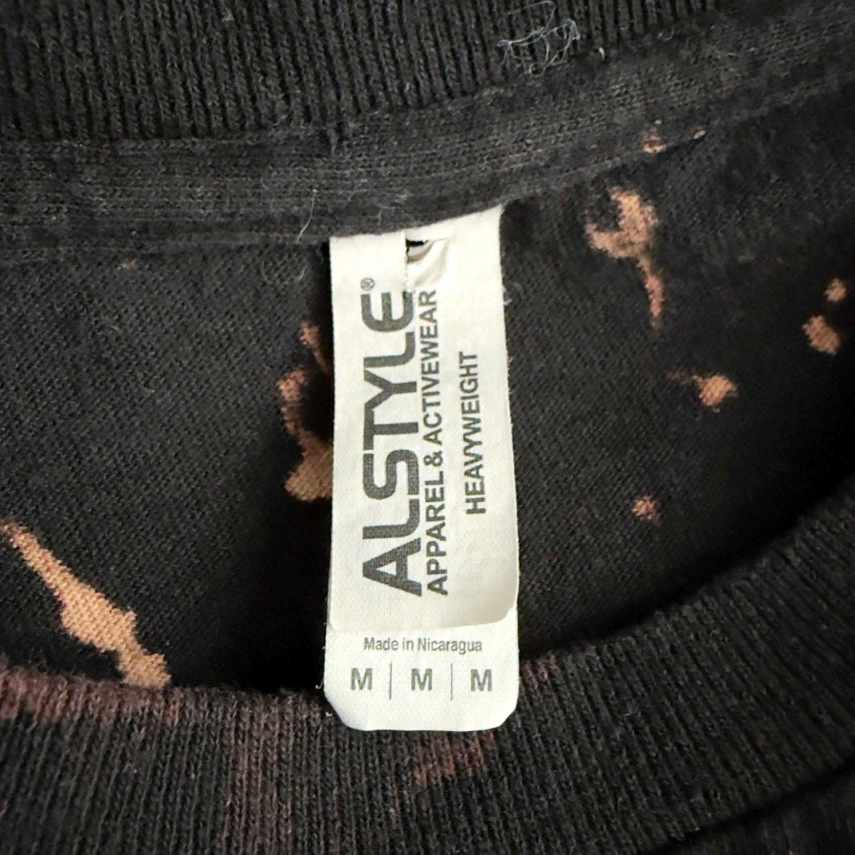 Vintage VINTAGE Alstyle Astro World Bleached Black Graphic Tee Mens Size M Size US M / EU 48-50 / 2 - 4 Thumbnail