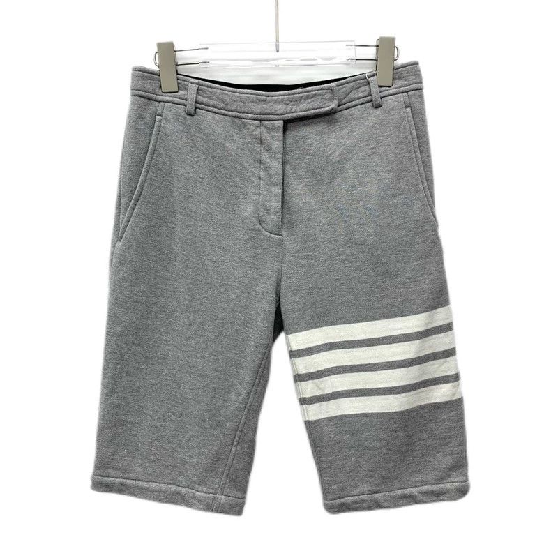 Thom Browne Thom Browne Gray Classic Cotton Casual Shorts - dmc Size US 31 - 1 Thumbnail