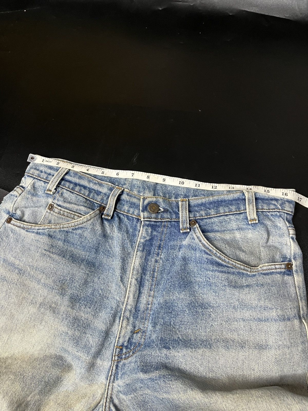 Levi's × Levi's Vintage Clothing 80s Vintage Levis 20517 Orange Tab Distressed Jeans Size US 32 / EU 48 - 15 Thumbnail