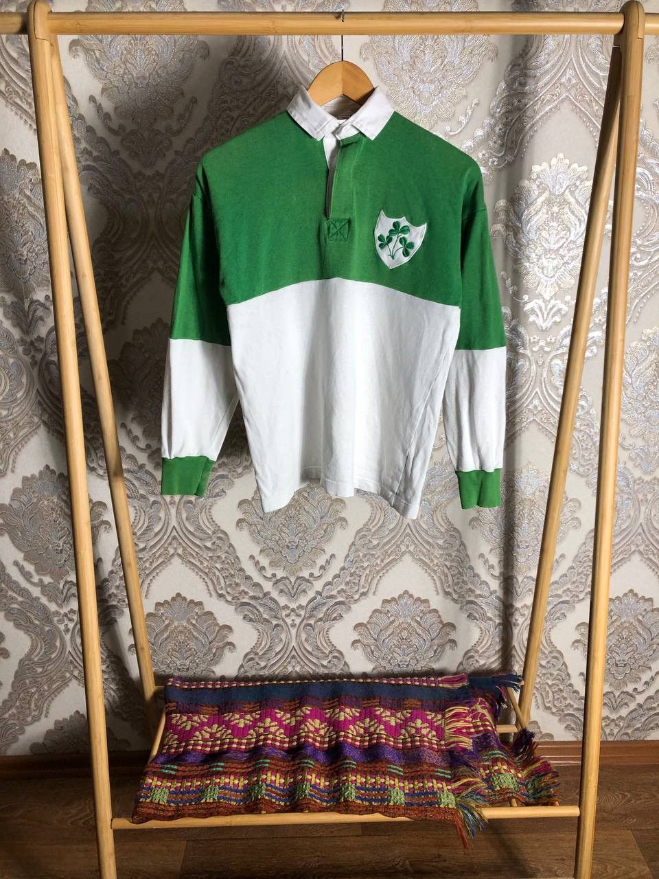 Canterbury of New Zealand VINTAGE PAVILION IRELAND RETRO RUGBY JERSEY BLOKE Y2K 90s Size US S / EU 44-46 / 1 - 1 Thumbnail
