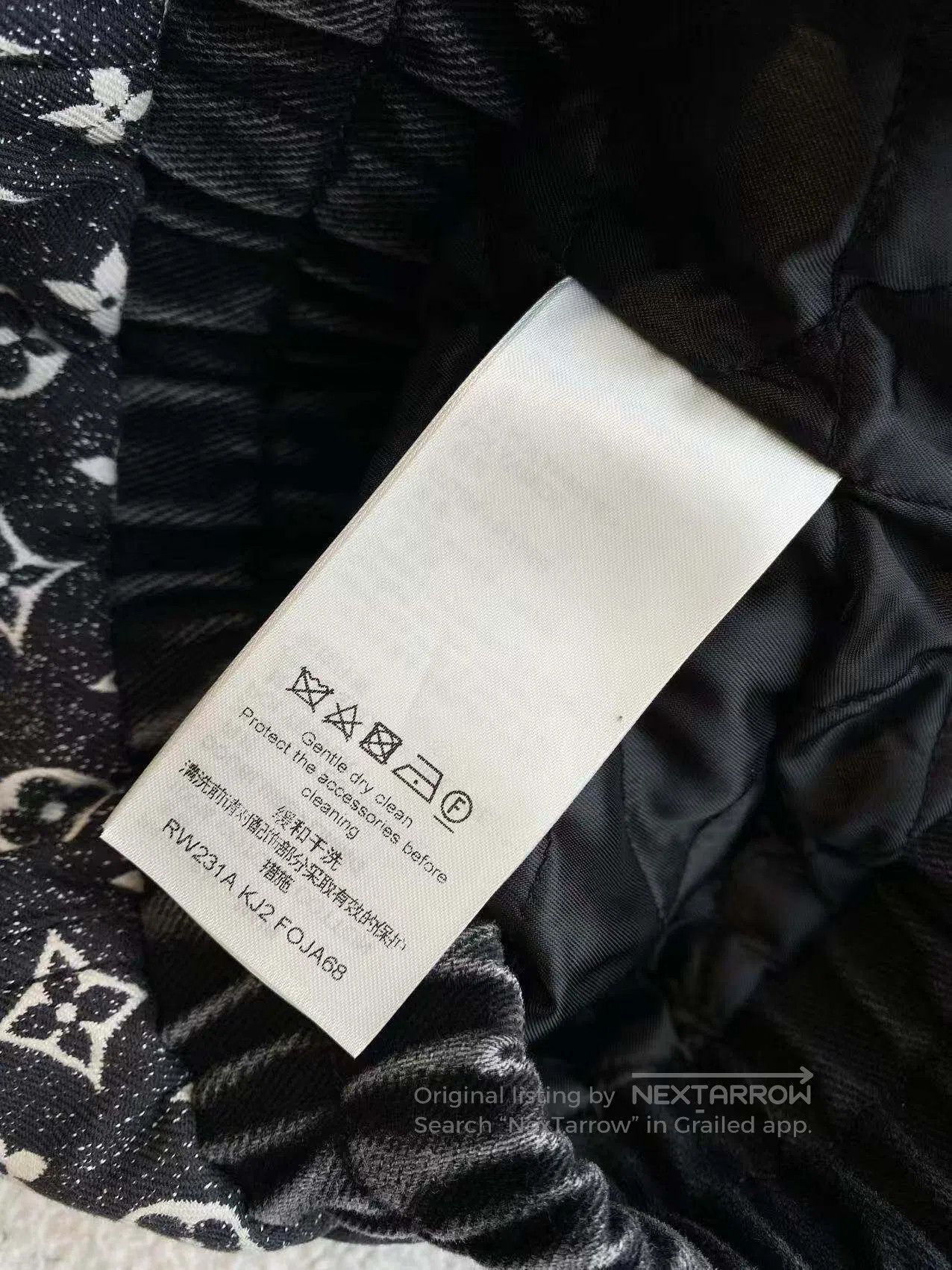 Louis Vuitton Louis Vuitton Vintage leather-mixed jacket| Size XXS / US 00 / IT 34 - 5 Thumbnail
