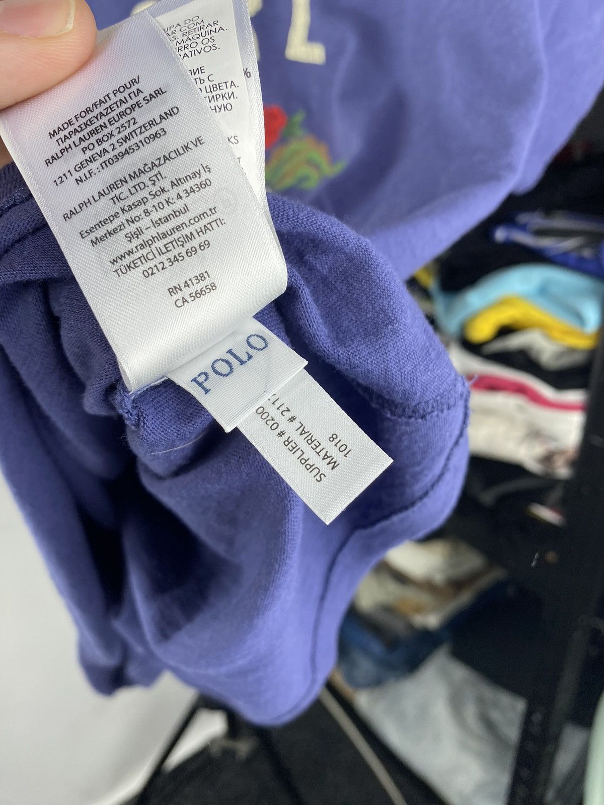 Polo Ralph Lauren × Vintage Polo Ralph Lauren Blue Wild Tiger U.S R.L T Shirt Xl Size XL / US 12-14 / IT 48-50 - 7 Thumbnail
