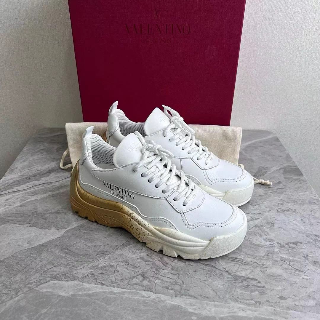 Valentino Valentino gradient gold ink dad shoes 35.5 women's Size US 4.5 / IT 34.5 - 3 Thumbnail