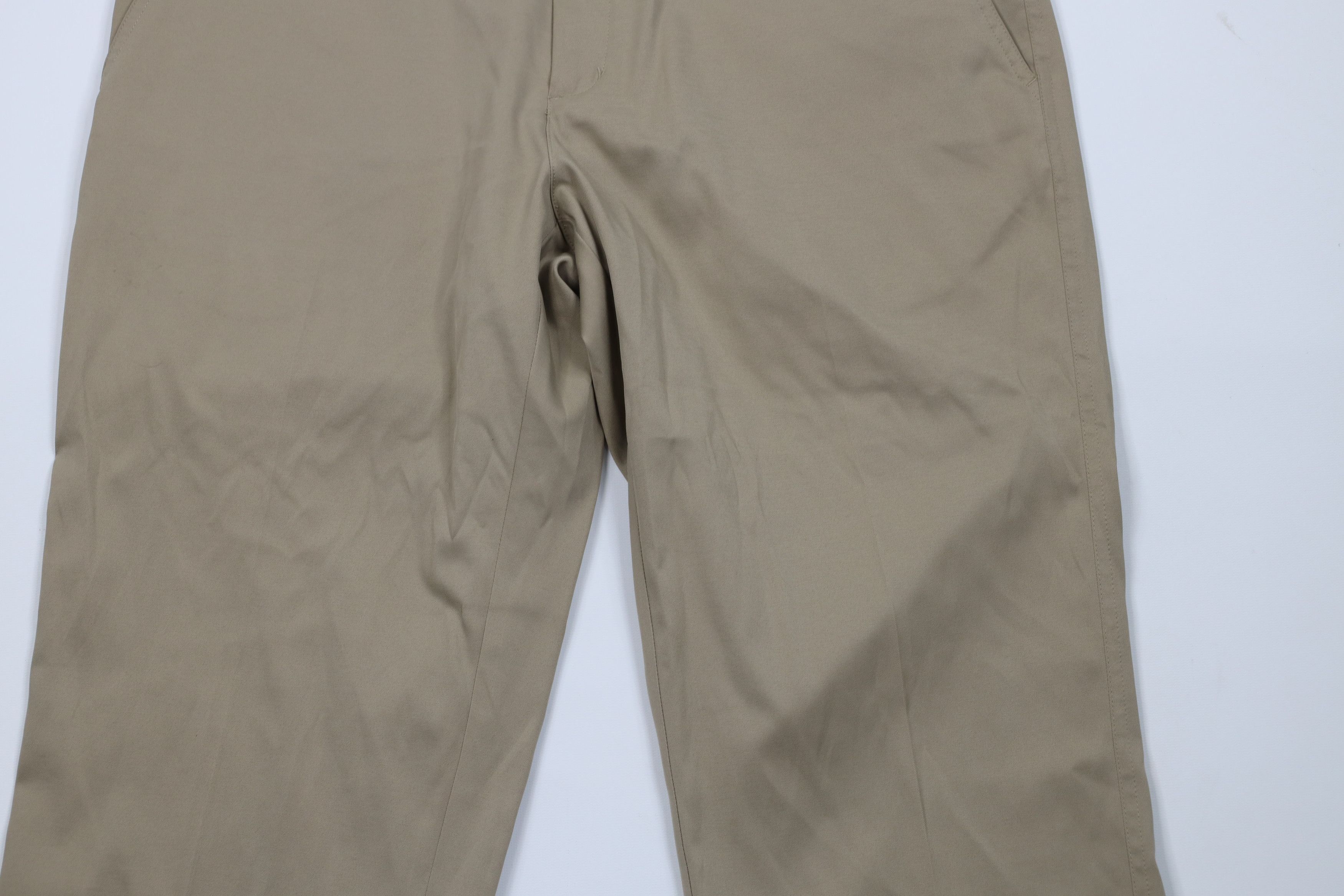 Nike Nike Golf Tech Knit Wide Leg Golfing Chino Pants Beige Size US 35 - 3 Thumbnail