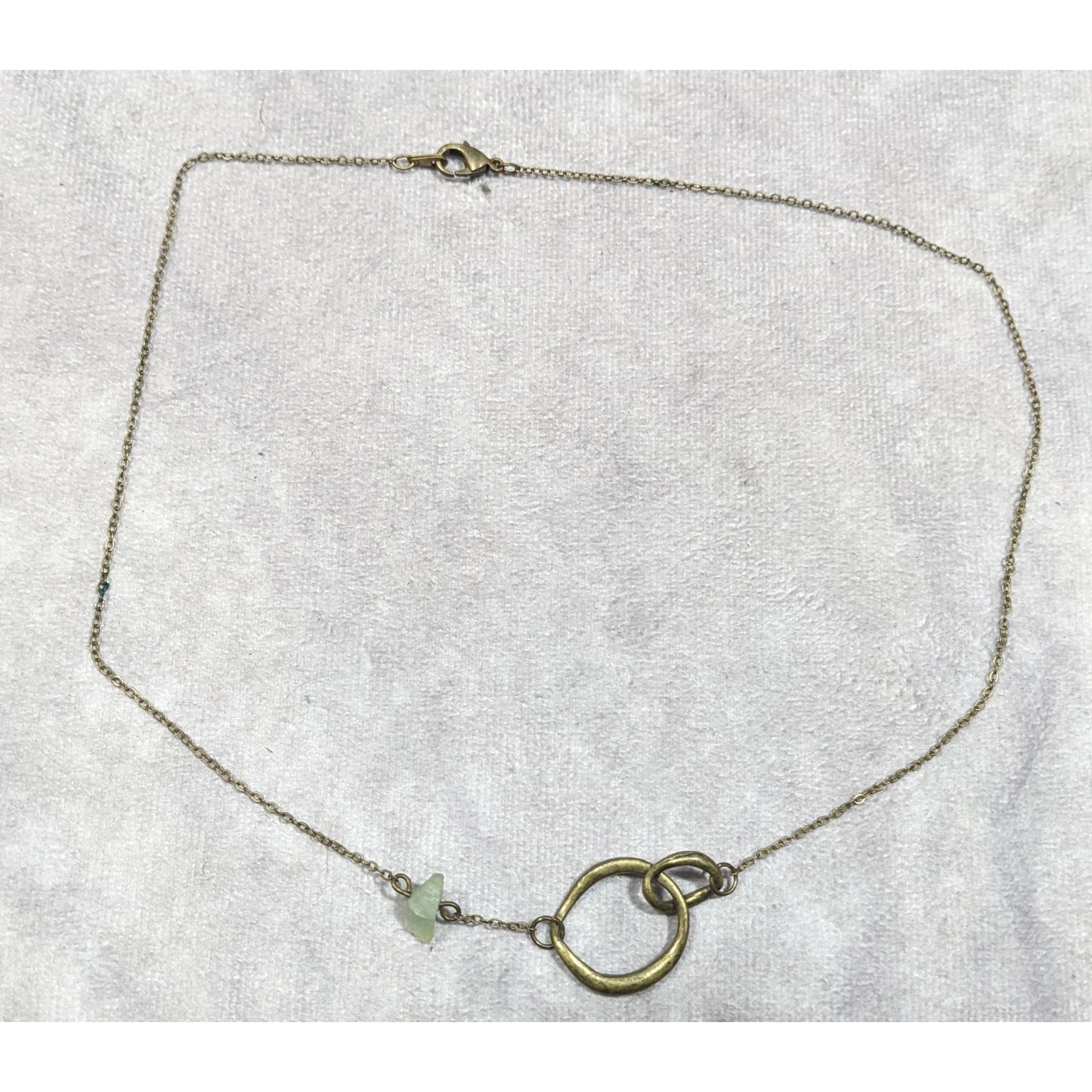 Other Casual Festival Abstract Antiqued Gold Tone Necklace Size ONE SIZE - 6 Thumbnail