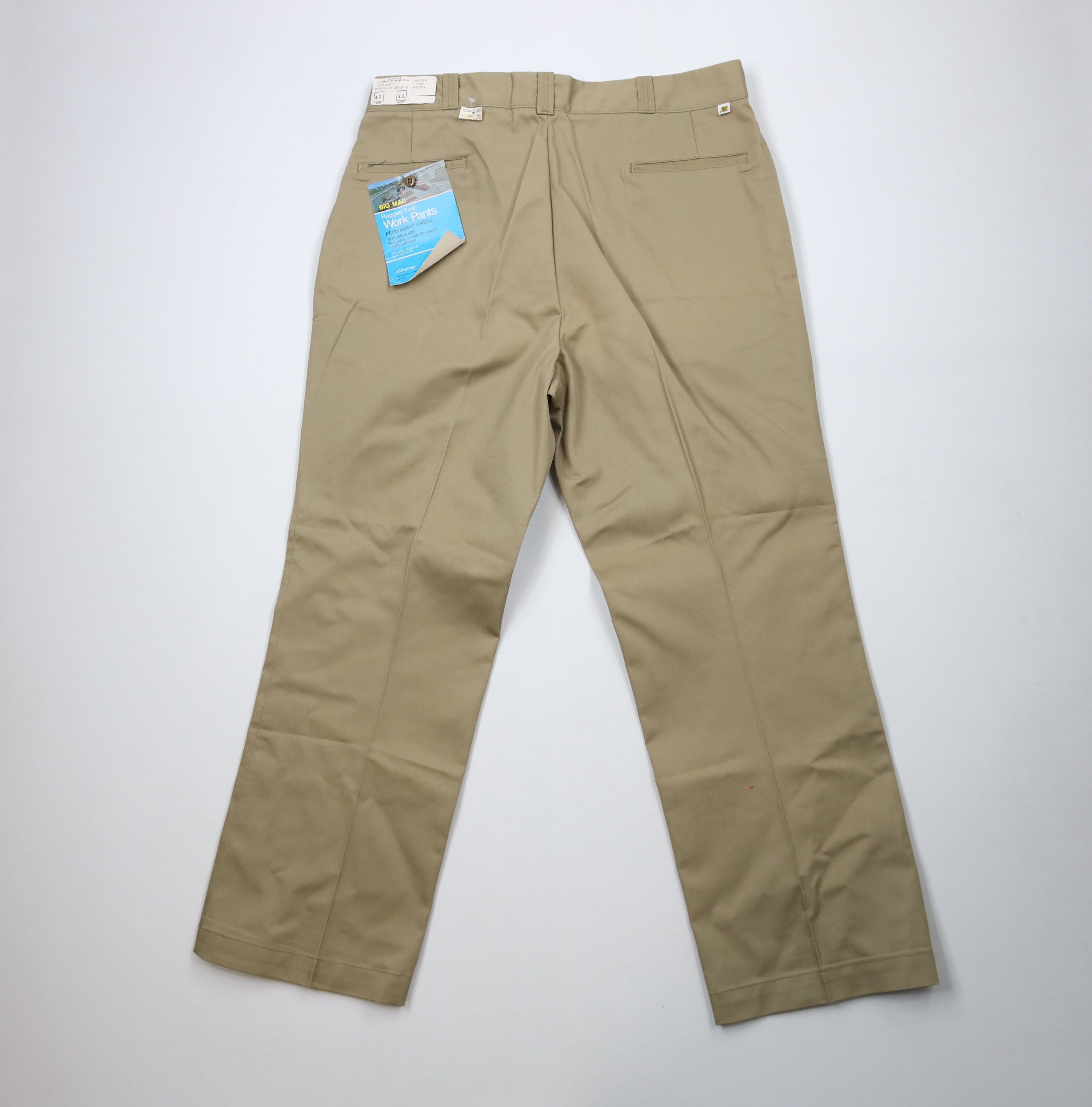 Big Mac × Vintage Deadstock Vintage 70s Big Mac Twill Wide Leg Work Pants USA Size US 38 / EU 54 - 8 Thumbnail