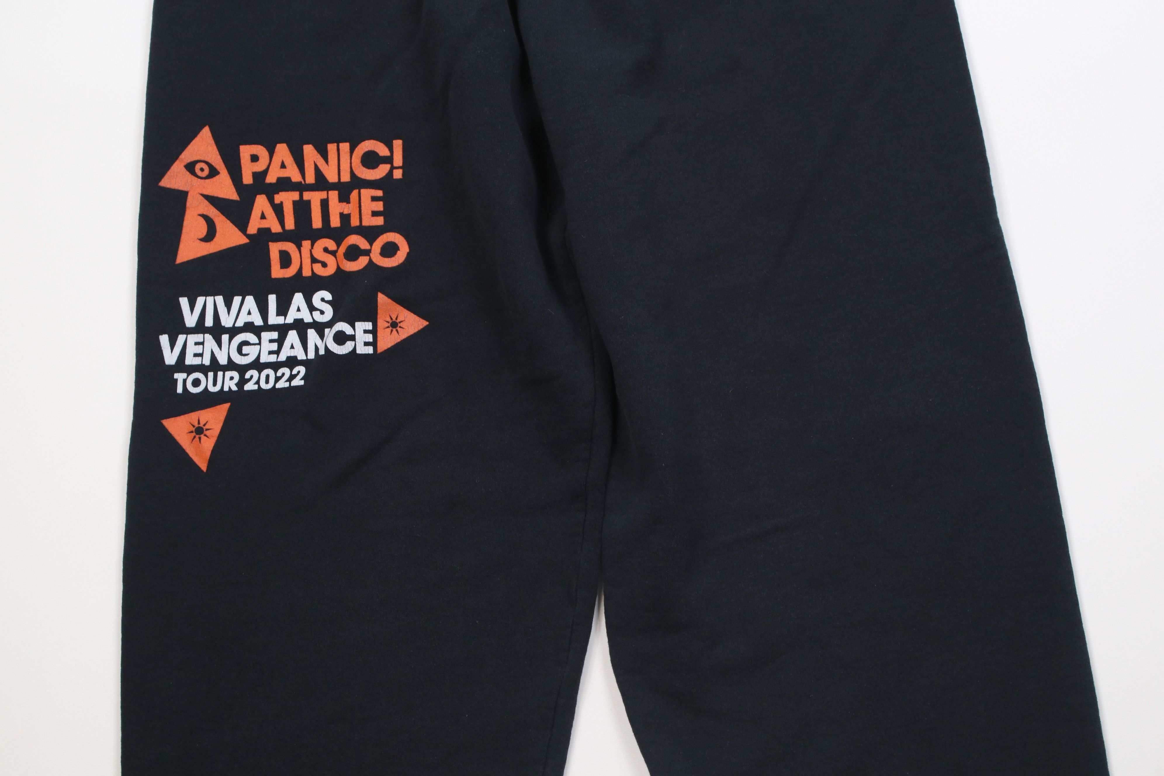 Vintage Y2K Las Vengeance Tour 2022 Panic At The Disco Sweatpants Size US 36 / EU 52 - 3 Thumbnail