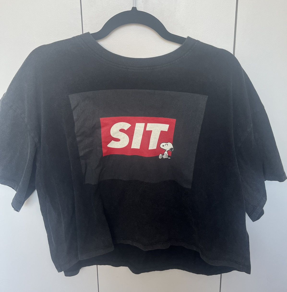 Peanuts Peanuts Snoopy Streetwear Sit Crop Top Size M / US 6-8 / IT 42-44 - 1 Thumbnail