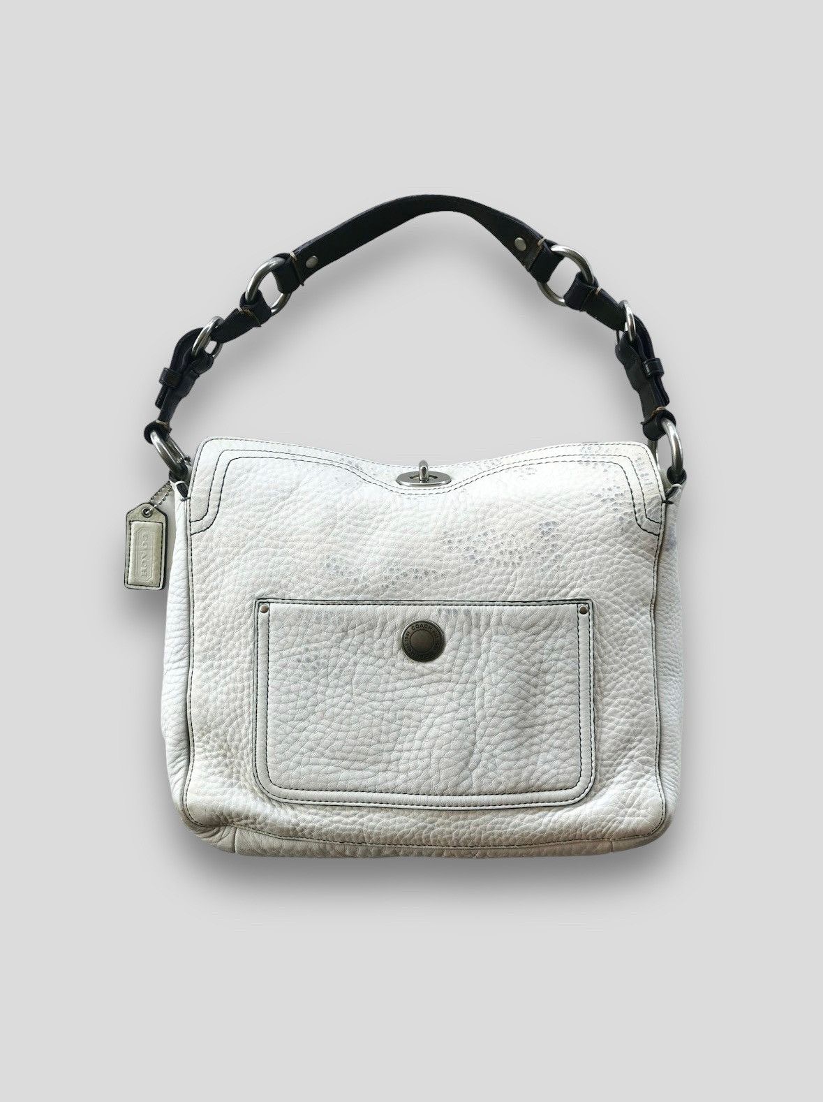 Coach Coach Full Grain Leather Handle Bag Size ONE SIZE - 12 Thumbnail