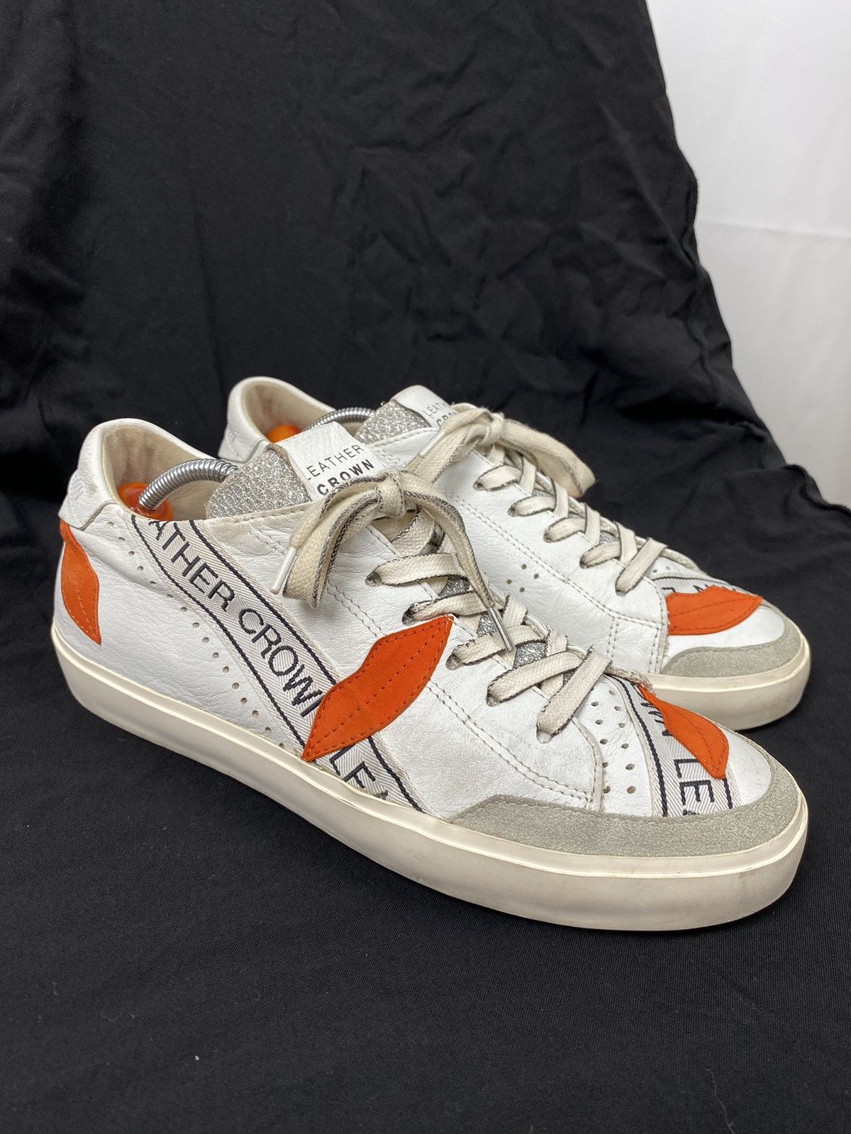 Leather Crown Leather Crown Handmade Sneakers Italy size 39 Size US 9 / IT 39 - 1 Thumbnail