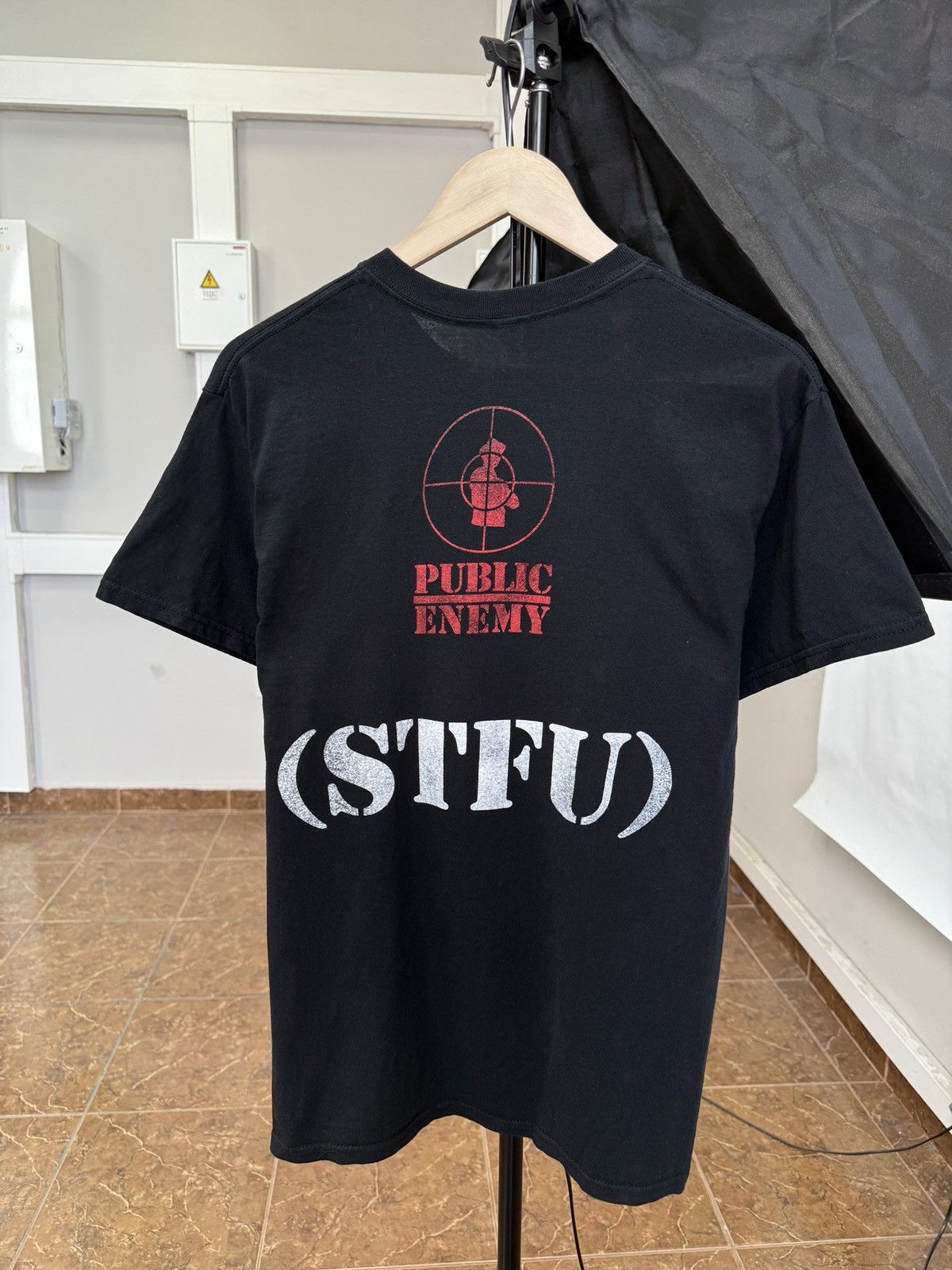 Public Enemy 🇺🇸 Y2K Public Enemy State of the Union STFU Rap Band T-Shirt Size US M / EU 48-50 / 2 - 2 Thumbnail