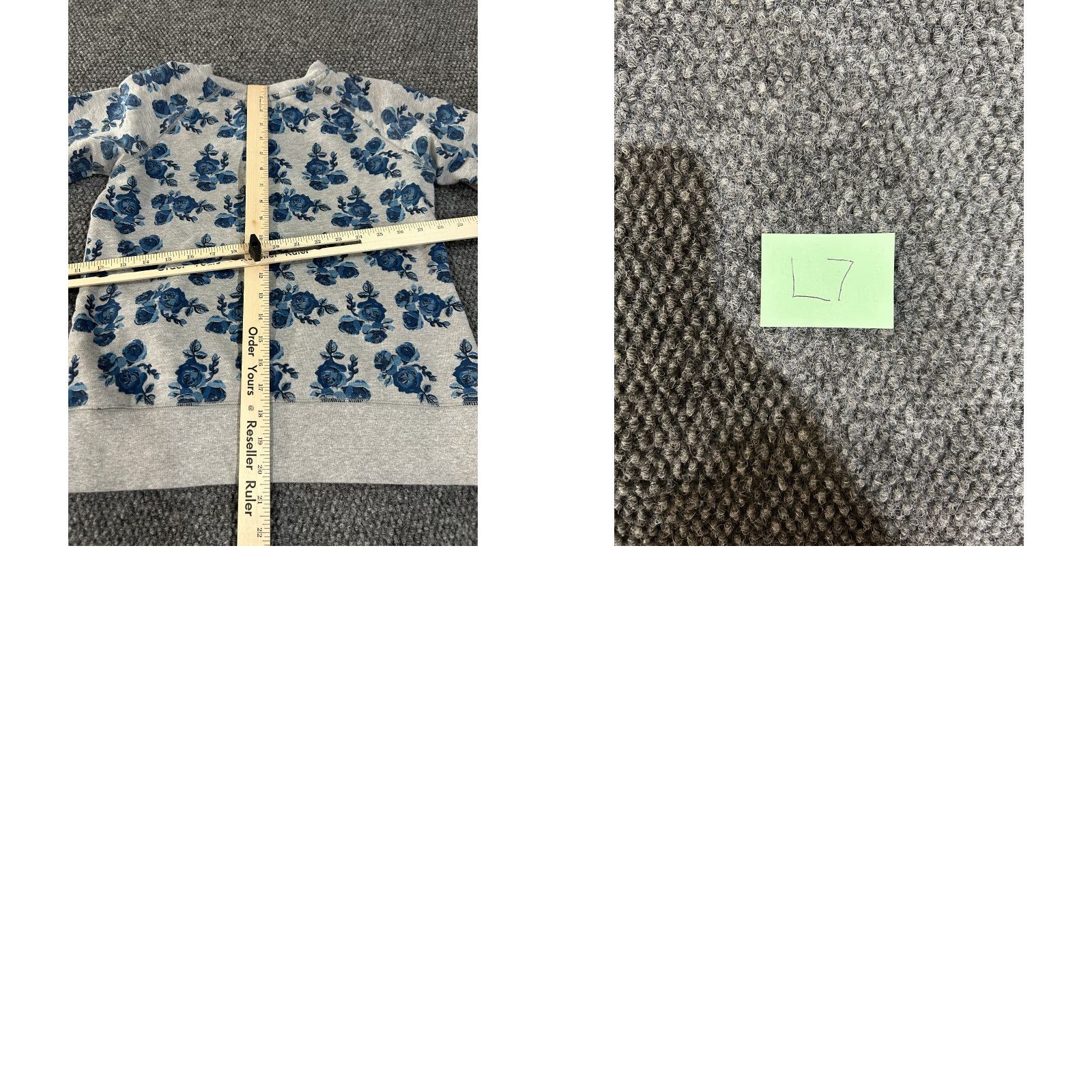The North Face The North Face Sweatshirt Crewneck Womens Small Gray Color Pullover Activewear Regular Fit Logo Floral Roses Pattern Blended Fabric Cotton Polyester Size S / US 4 / IT 40 - 8 Thumbnail