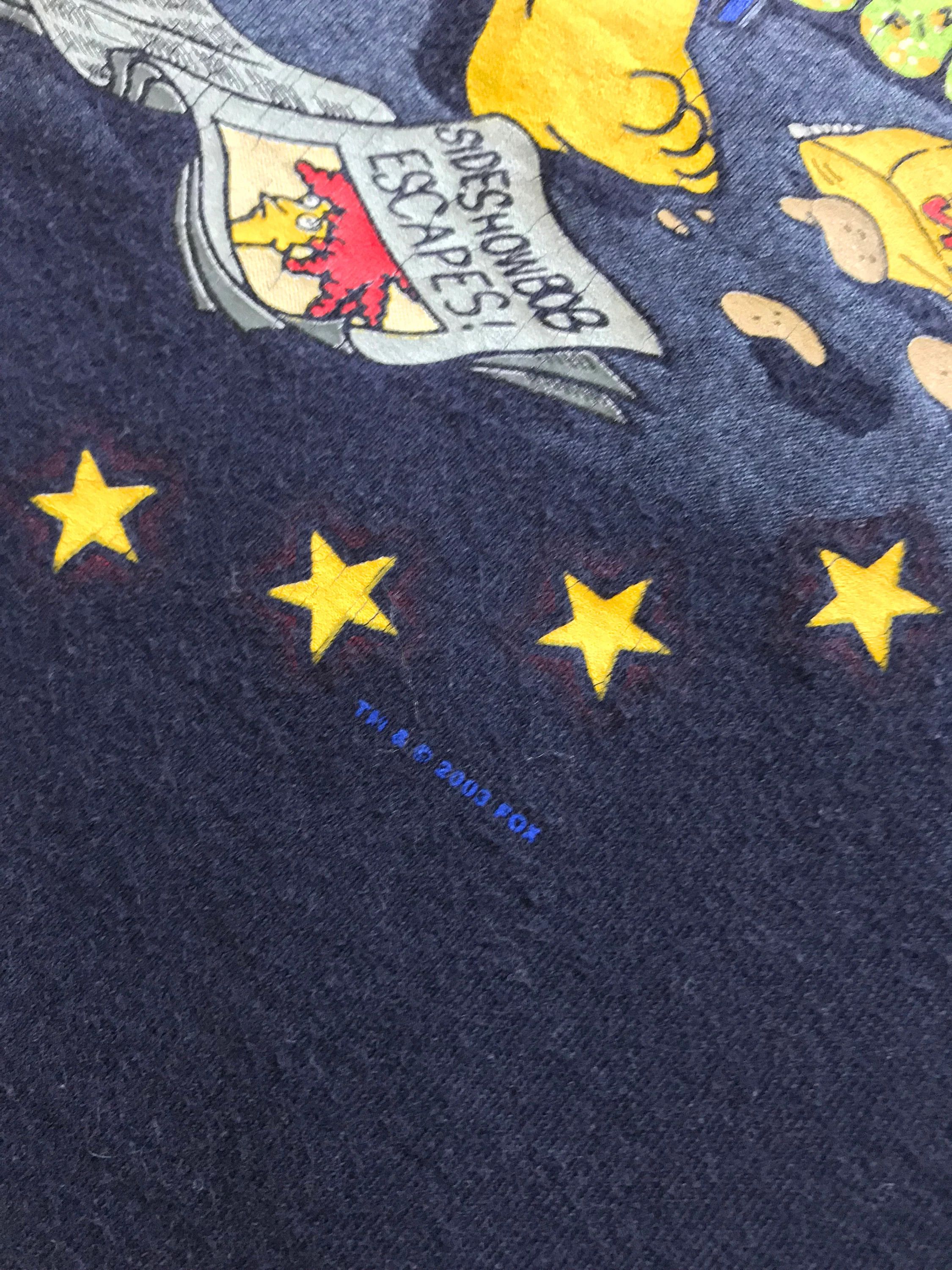 The Simpsons Vintage 2003 HOMER SIMPSON T shirt American Idle Tee Fox Y2K Size US XXL / EU 58 / 5 - 6 Thumbnail