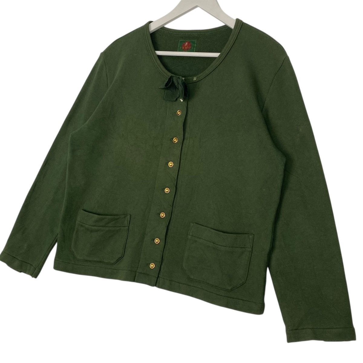 Other Vintage Ketty Cardigan Sweater Big Logo Green Size M Size US M / EU 48-50 / 2 - 2 Thumbnail