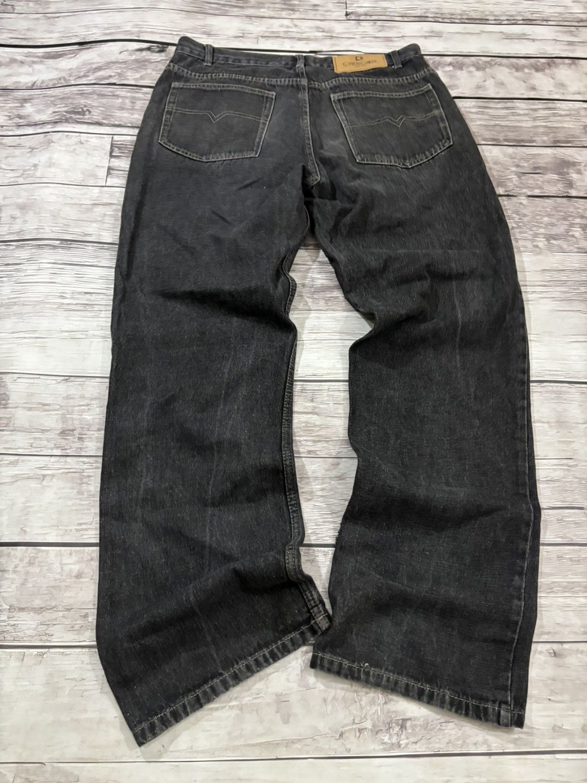 JNCO × Japanese Brand CRAZY Baggy Rap sk8 Jnco Style Washed Jeans y2k Size US 32 / EU 48 - 2 Thumbnail