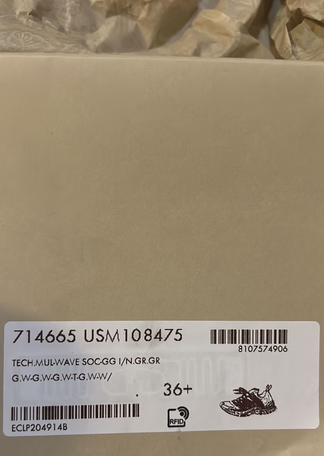Gucci Gucci Run GG Sneaker White Grey Black Size US 6.5 / IT 36.5 - 8 Thumbnail