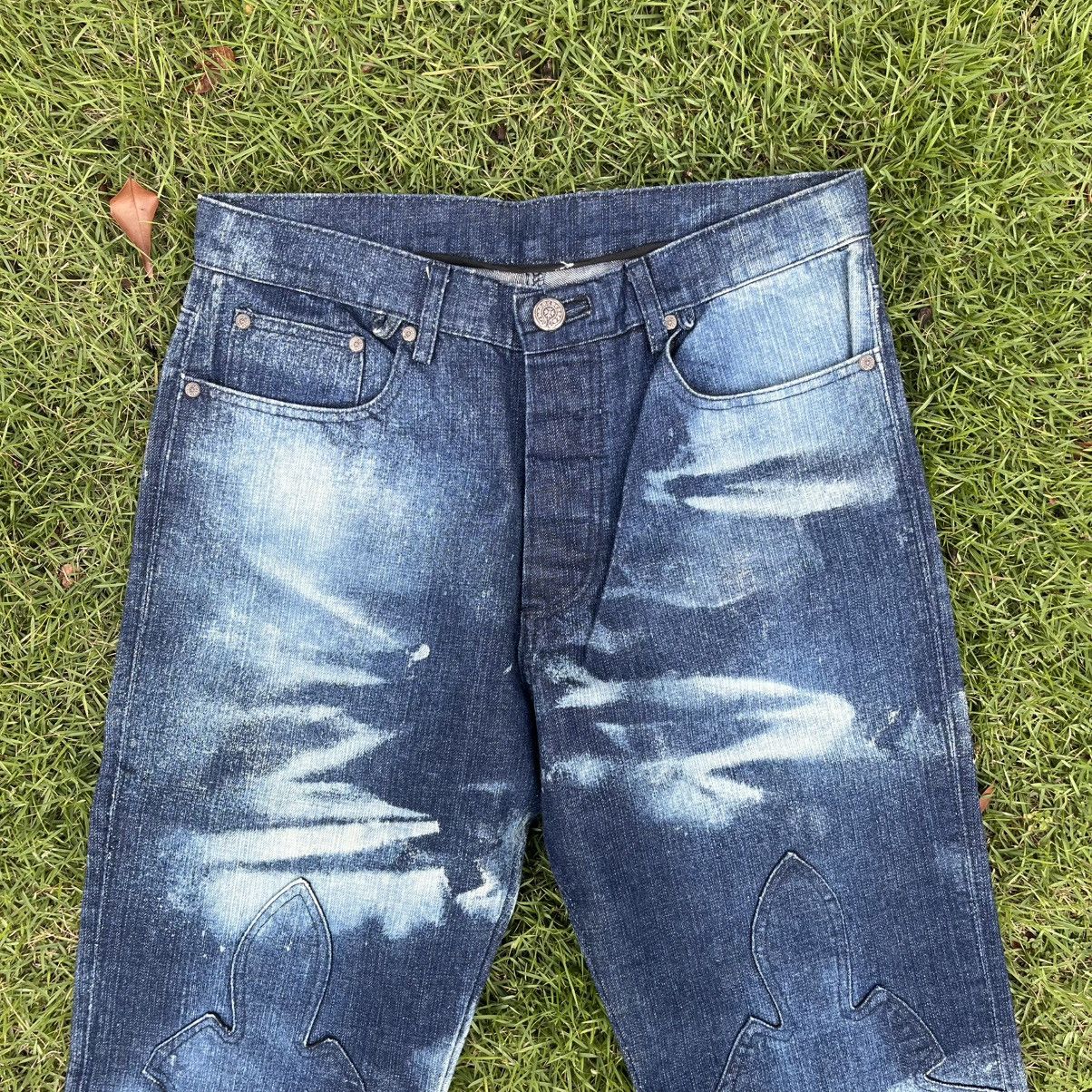 Other Rare Denim Jeans Inspired like Chrome Heart Size US 33 - 2 Thumbnail