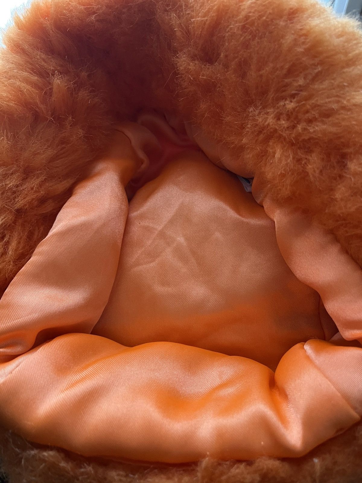 Other SO Faux Shearling Hunters Hat ORANGE Size ONE SIZE - 5 Thumbnail