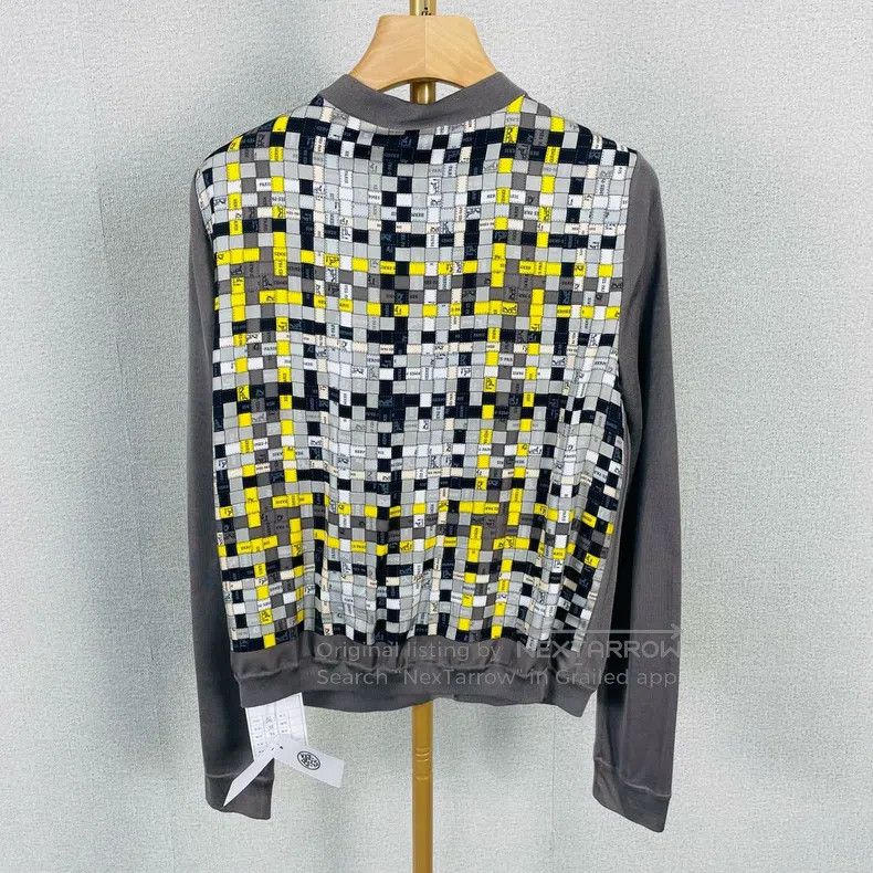 Hermes Hermes Checkered silk patchwork knitwear Size XS / US 0-2 / IT 36-38 - 2 Thumbnail