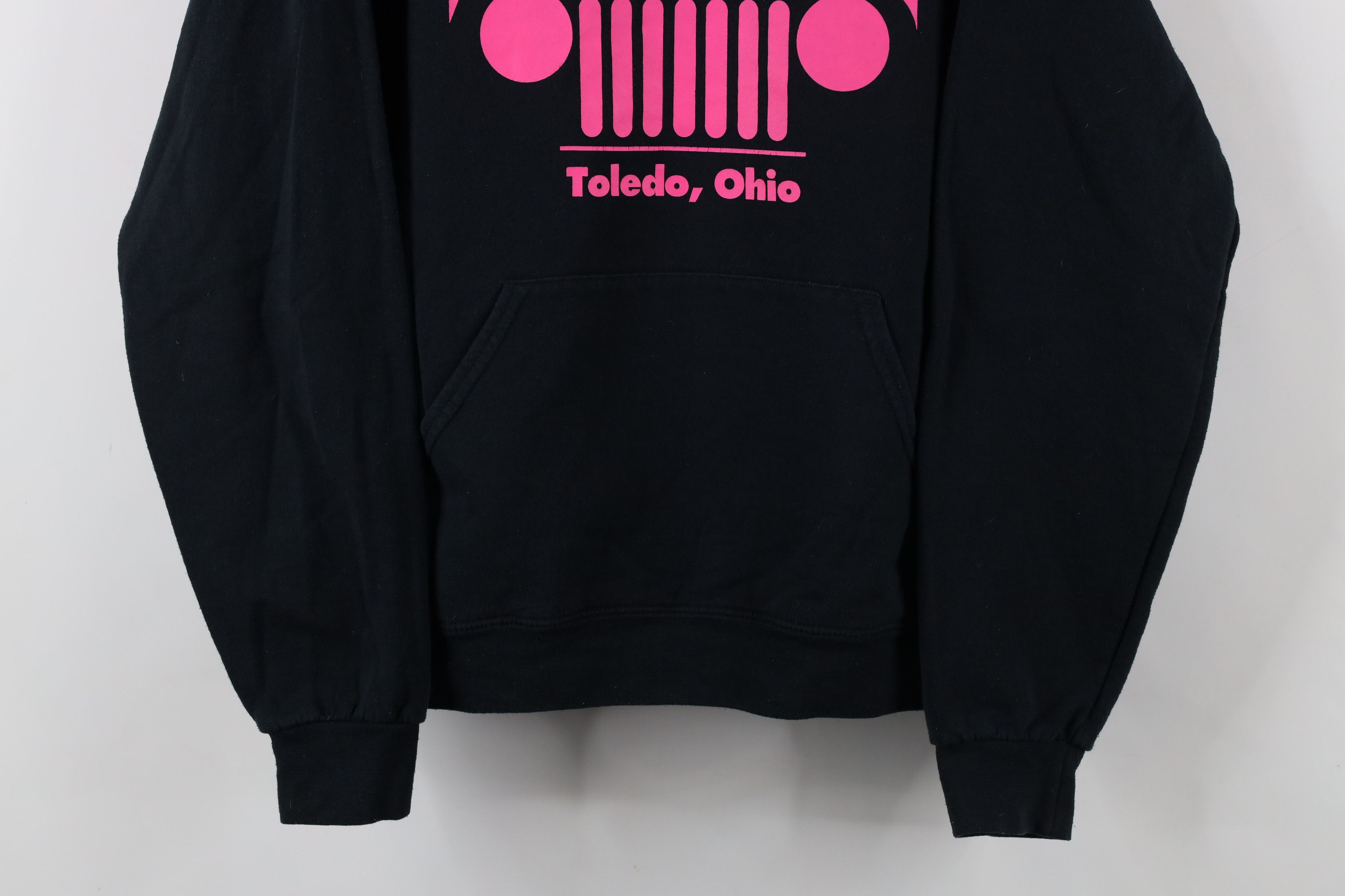 Vintage Vintage 90s Out Jeep Motors Toledo Ohio Hoodie Sweatshirt Size L / US 10 / IT 46 - 3 Thumbnail