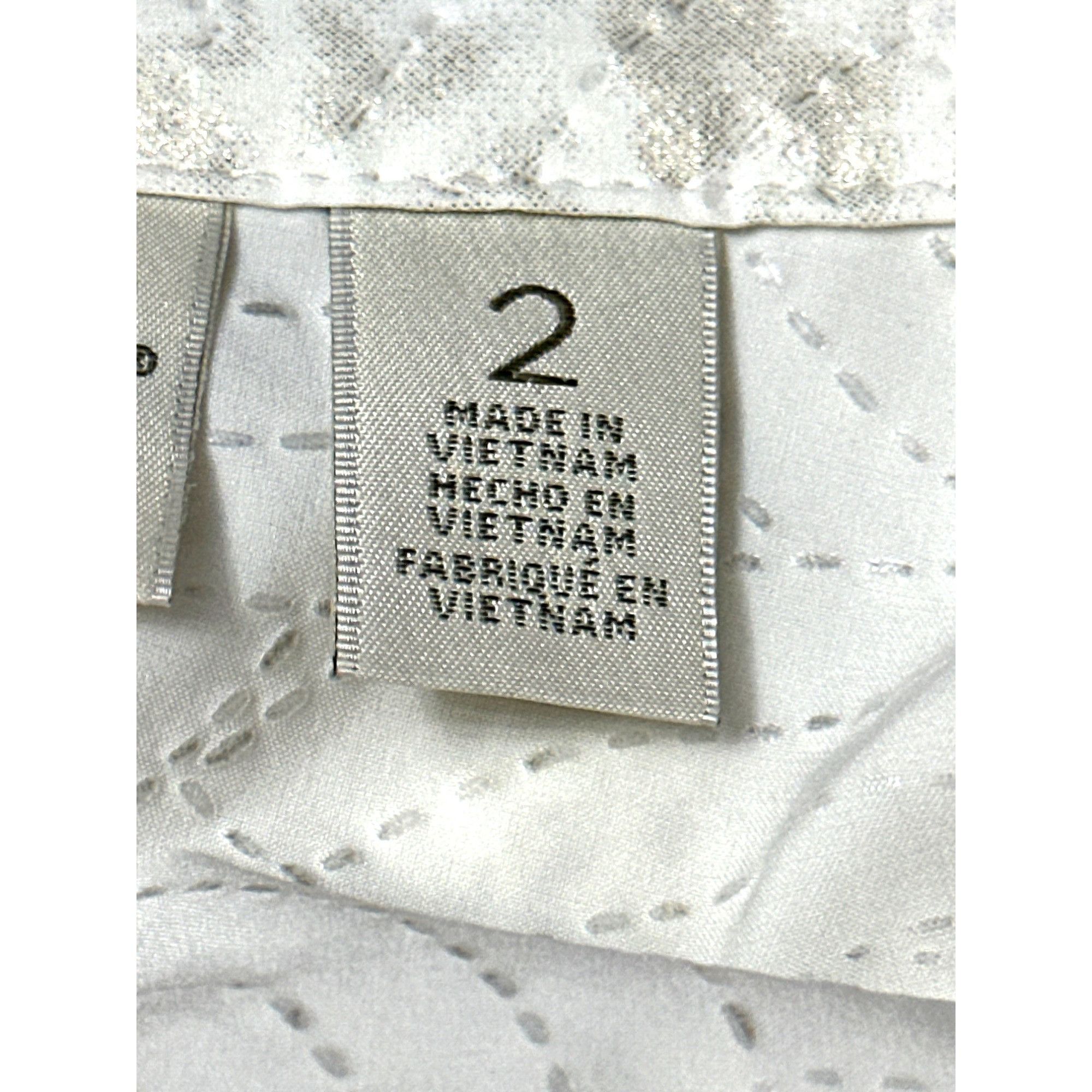 Chicos Chicos Zenergy White Animal Print Quilted Zip Front Sleevele Size L / US 10 / IT 46 - 8 Thumbnail