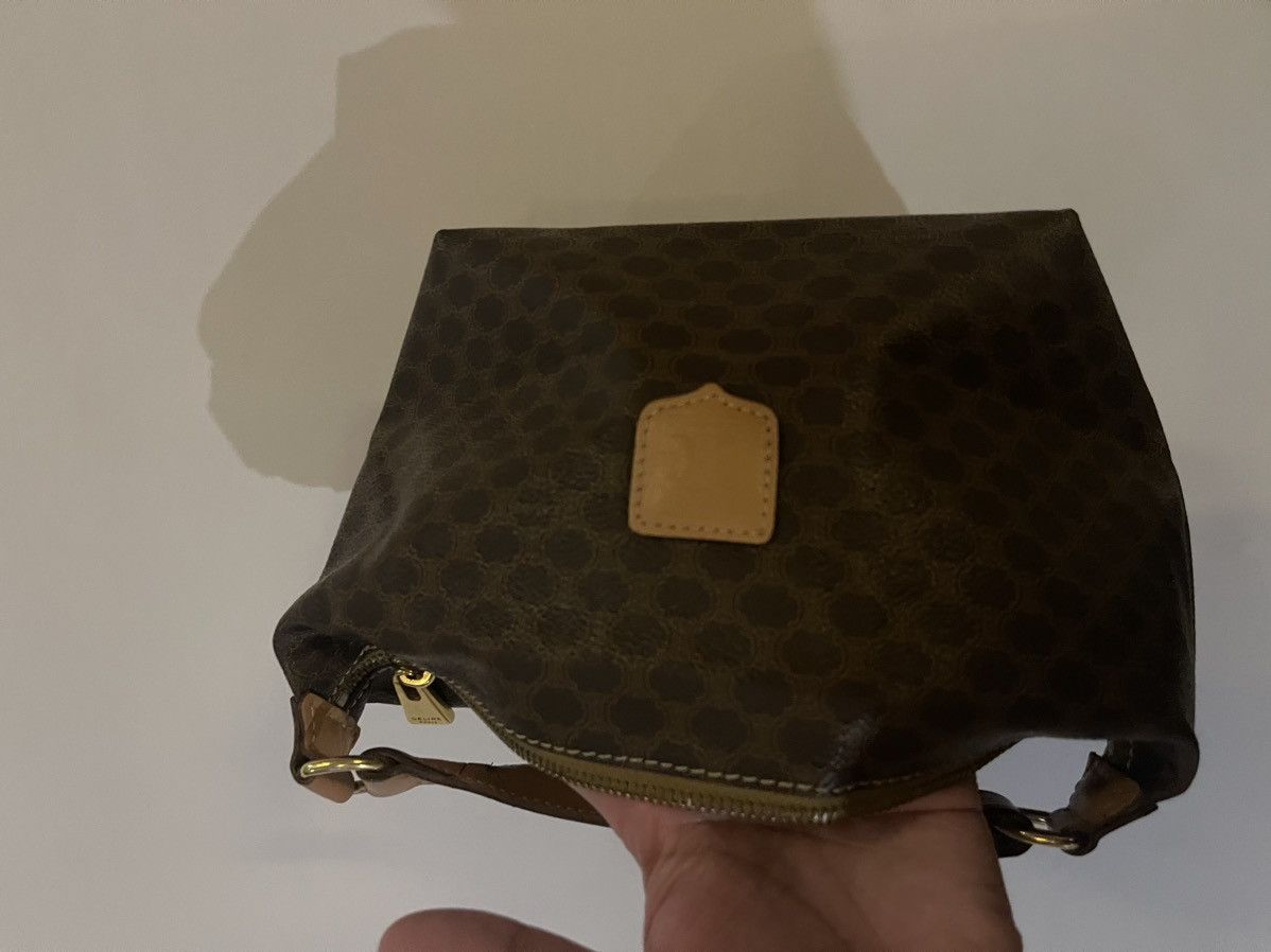 Celine × Vintage Celine Macadam Triomphe Pochette Handbag Size ONE SIZE - 11 Thumbnail