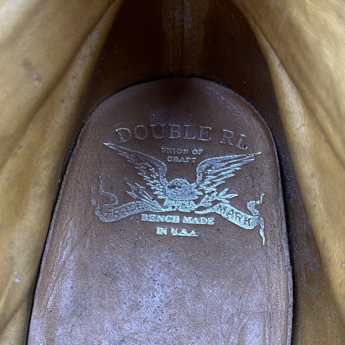 RRL Ralph Lauren Brunel Leather Work Boots Size US 7 / EU 40 - 7 Thumbnail
