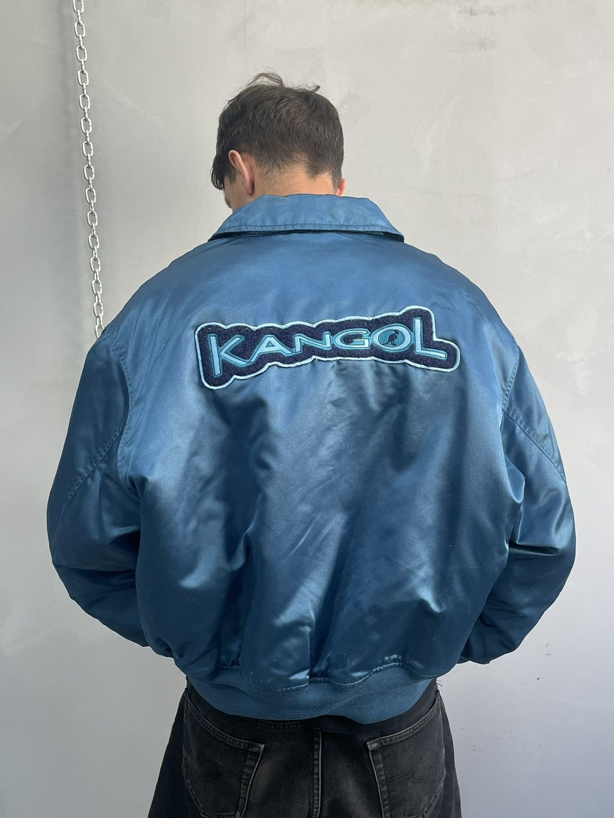 Kangol Rare Germany kangol CwU bomber nylon jacket y2k Size US L / EU 52-54 / 3 - 7 Thumbnail