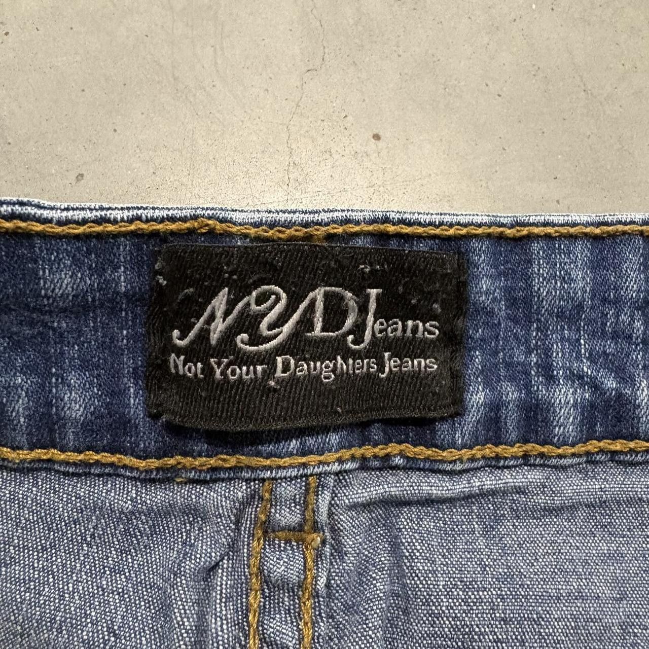 Vintage Crazy Vintage Y2K/2000s Super Baggy Wideleg Skater Style Dark Blue Wash Denim Jeans! Size US 27 - 6 Thumbnail