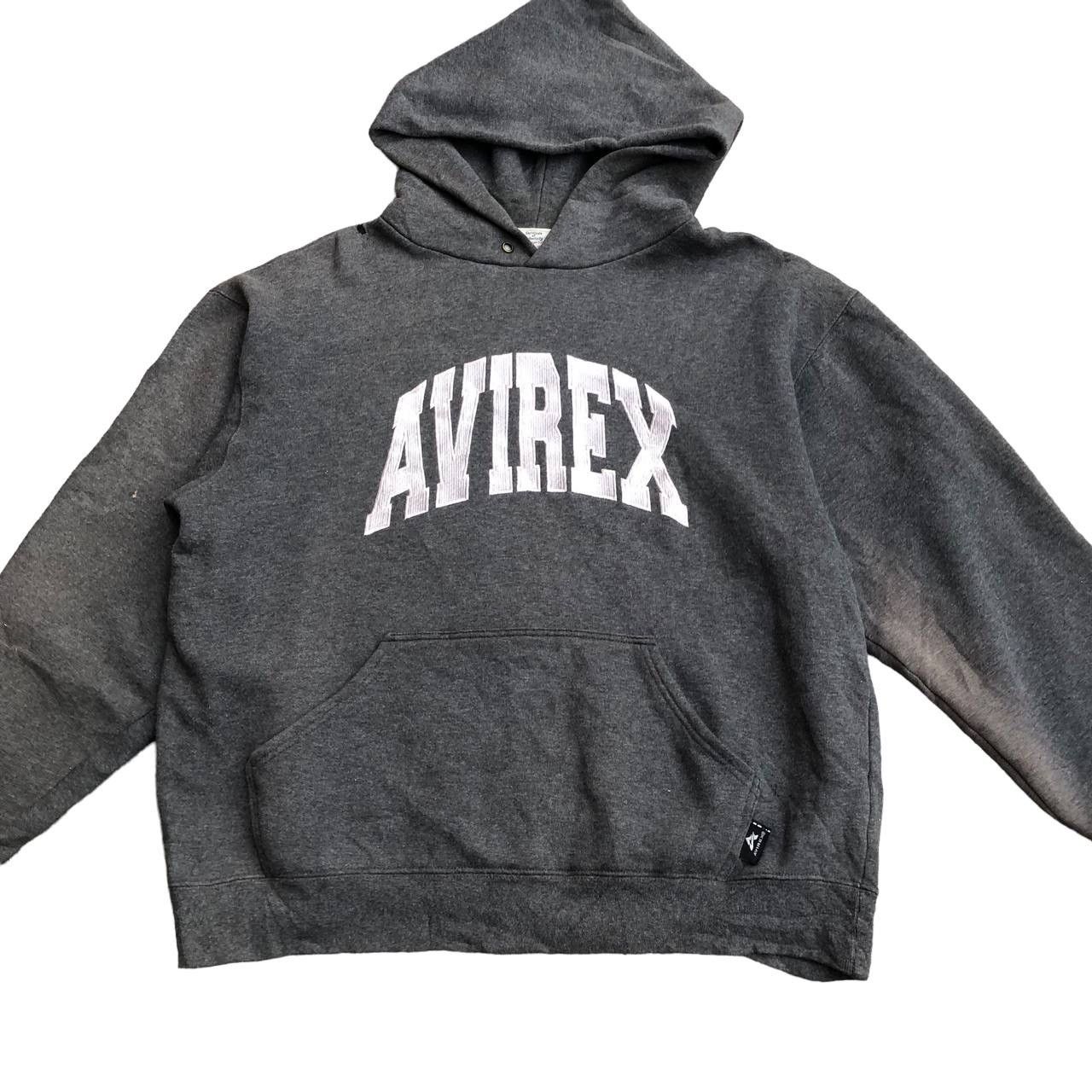 Avirex AVIREX SPELLOUT DISTRESSED SUNFADED HOODIE Size US L / EU 52-54 / 3 - 2 Thumbnail