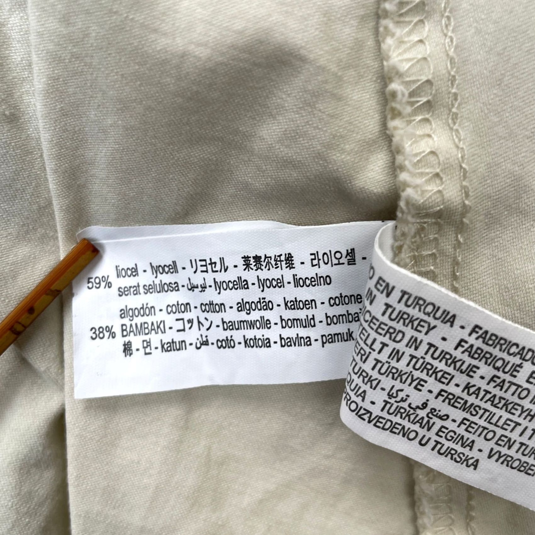 Zara Zara Womens XS White Ivory Shirt Dress Button Front Short Sleeve Utility Size XS / US 0-2 / IT 36-38 - 7 Thumbnail