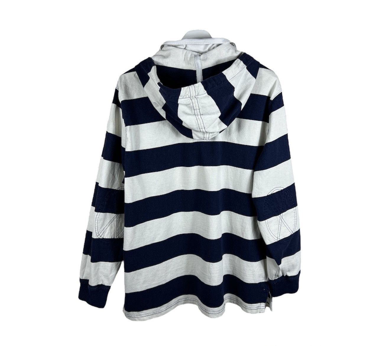 Polo Ralph Lauren Vintage 90s Polo Ralph Lauren striped golf hoodie chest logo Size US XL / EU 56 / 4 - 2 Thumbnail