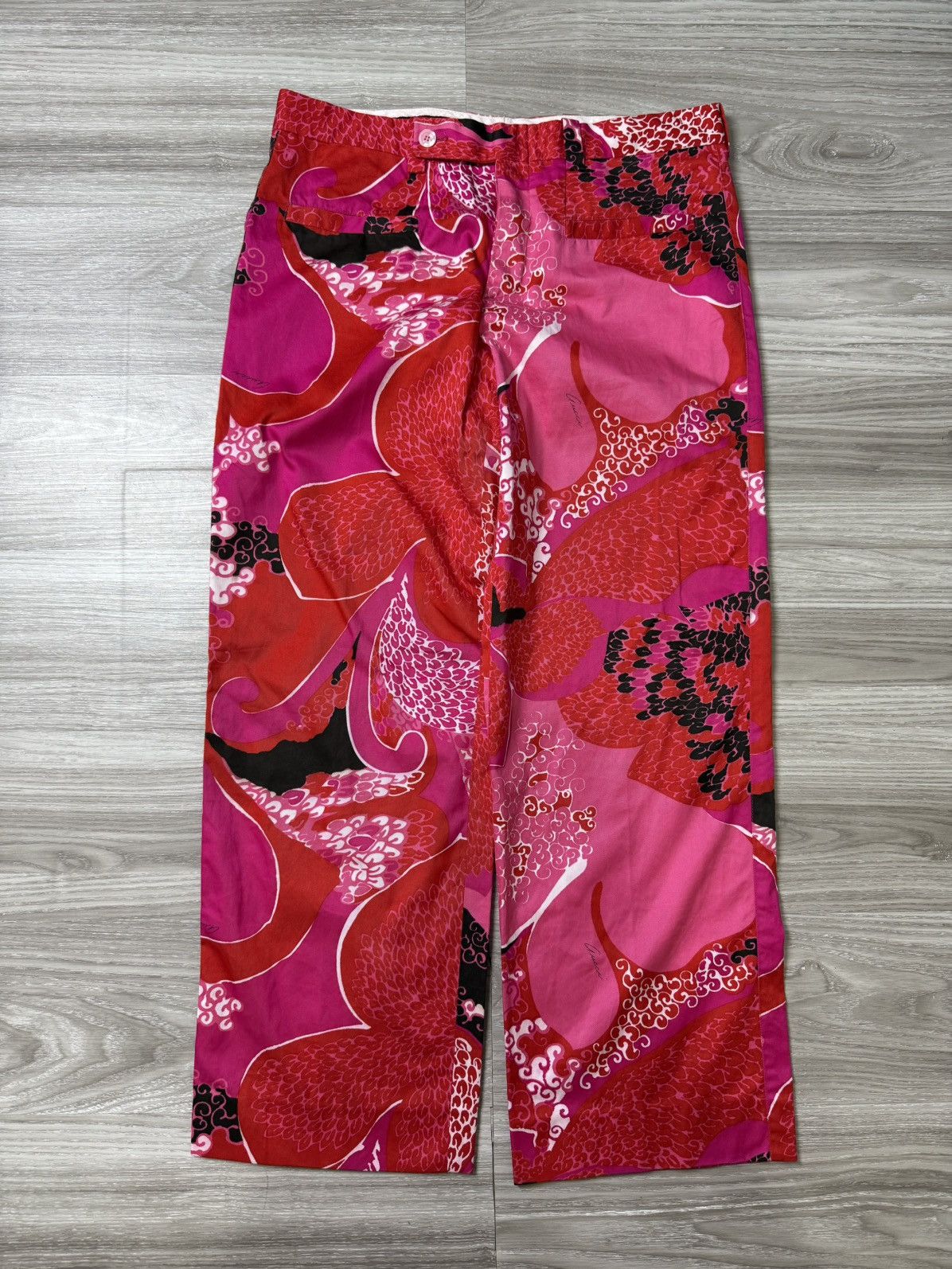 Gucci × Tom Ford Runway Gucci Tomford SS99 floral pants Size 28" / US 6 / IT 42 - 1 Thumbnail