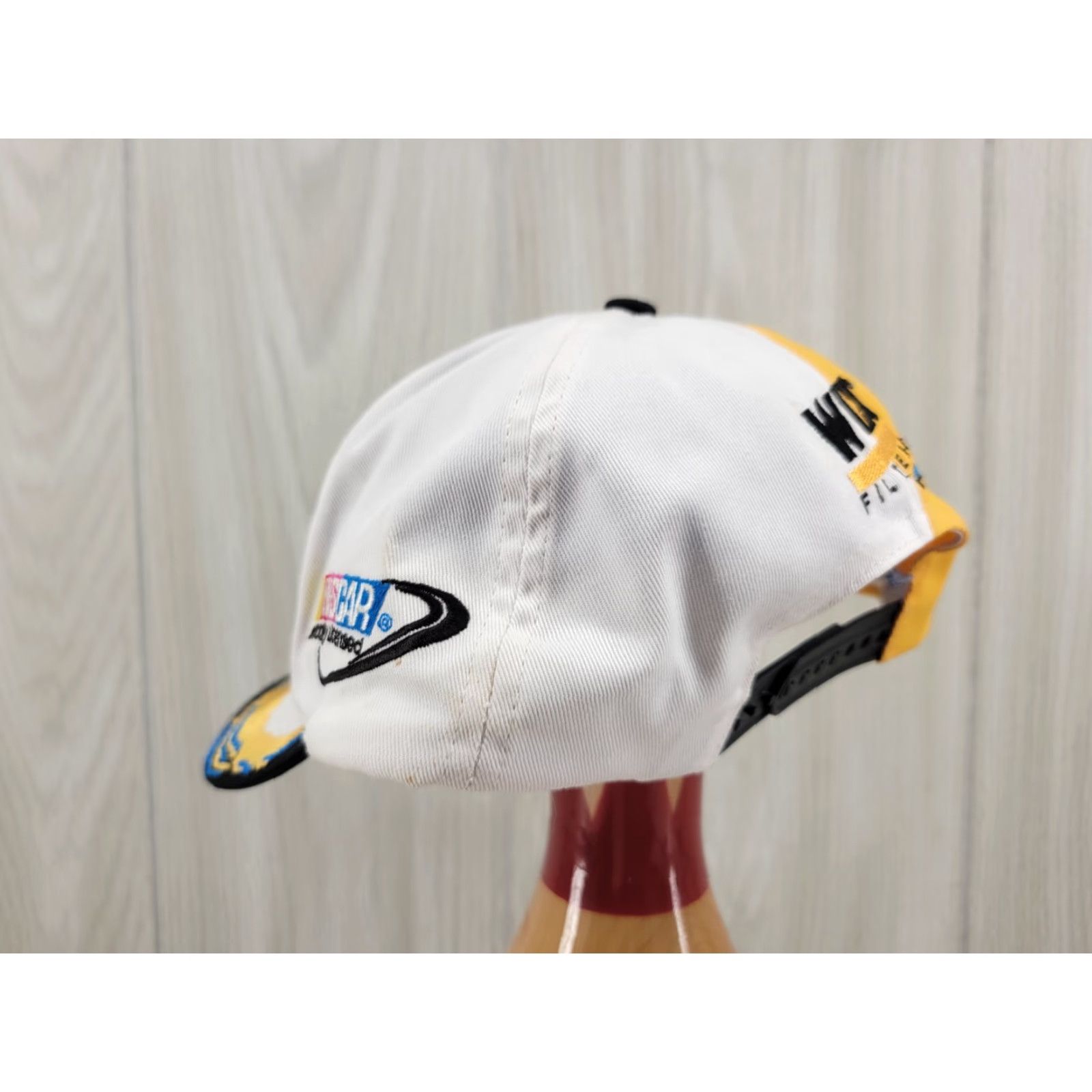 NASCAR HaT Wix Filters Strapback Hat Cap Nascar Performance Adjustable Yellow Baseball Cap Mens Adjustable Yellow Size ONE SIZE - 5 Thumbnail
