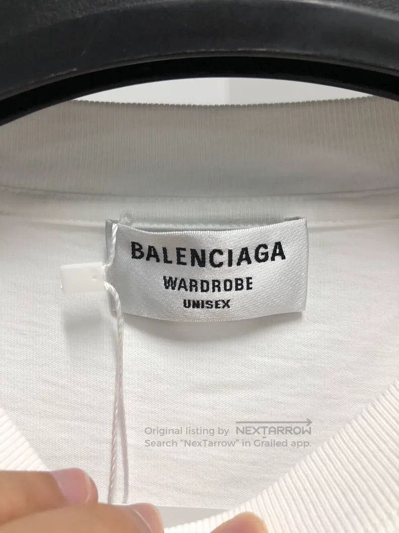 Balenciaga Balenciaga Loose Round Neck Letter Logo Micro-label Raglan Size US XS / EU 42 / 0 - 3 Thumbnail
