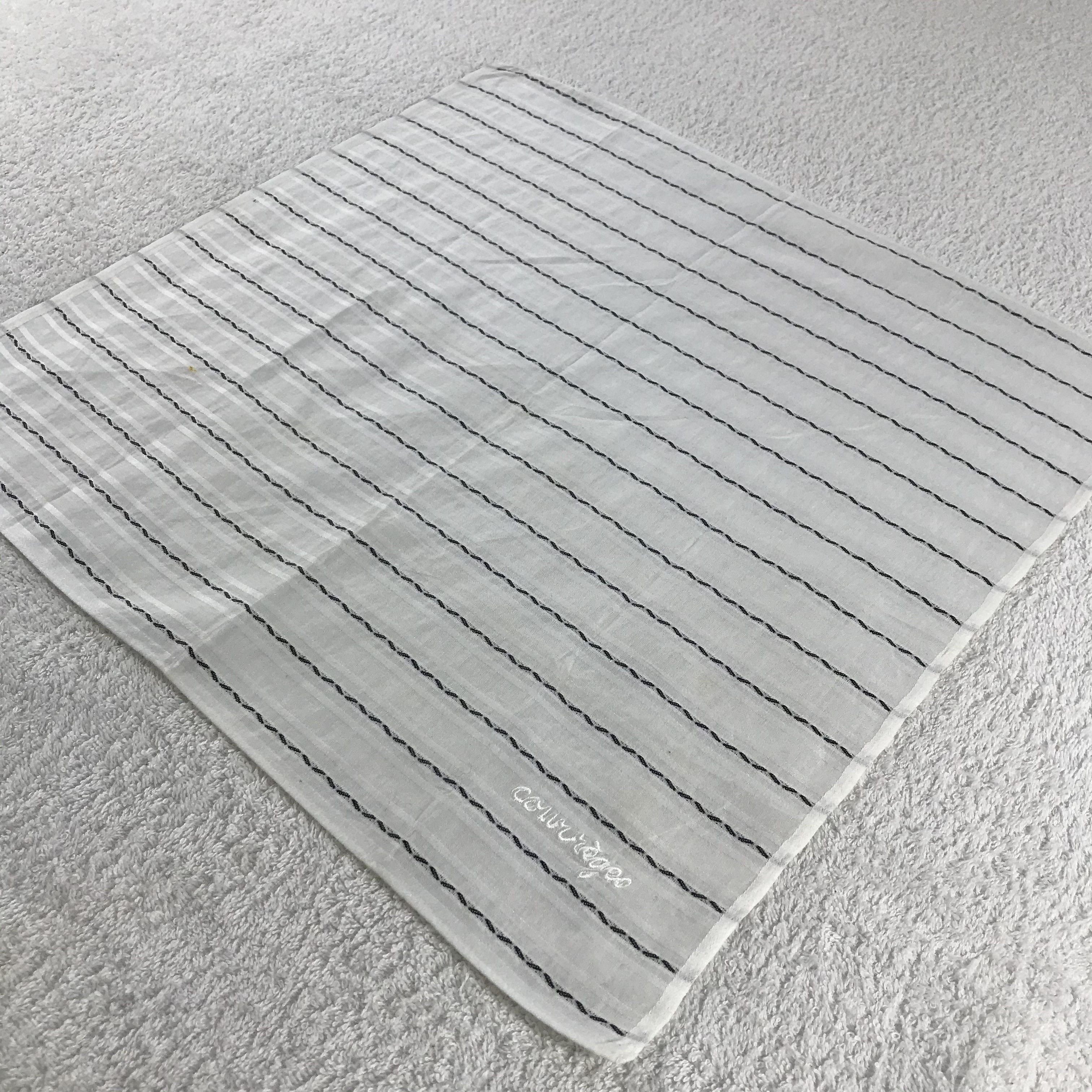 Courreges × Vintage Courreges Bandana / Handkerchief / Neckerchief - S156 Size ONE SIZE - 2 Thumbnail