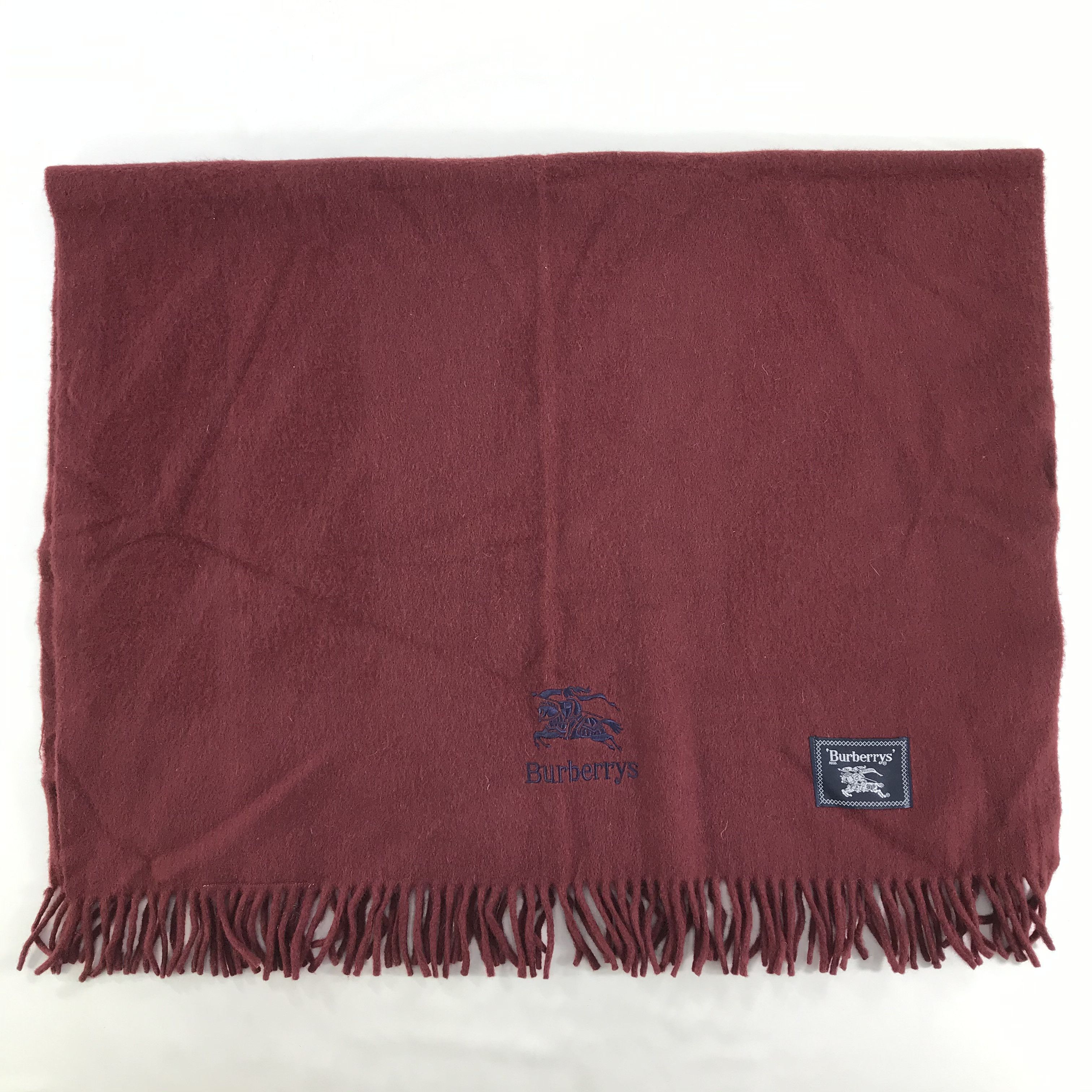 Burberry × Vintage Burberry Scarf / Muffler / Neckwear - WW1164 Size ONE SIZE - 2 Thumbnail