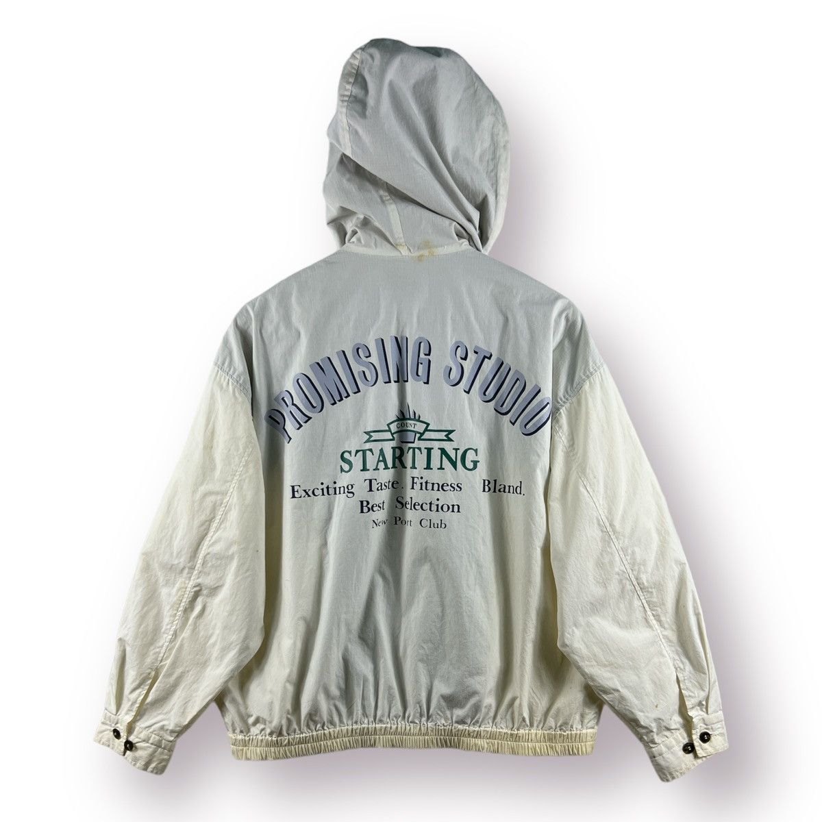 Japanese Brand NEWPORT CLUB PROMISING STUDIO BOMBER BIG LOGO - M Size US M / EU 48-50 / 2 - 1 Thumbnail