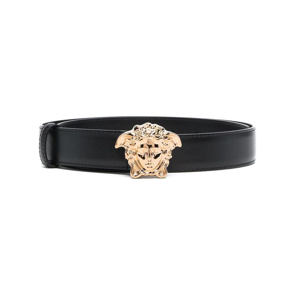 VERSACE LOGO LEATHER BELT SIZE 80