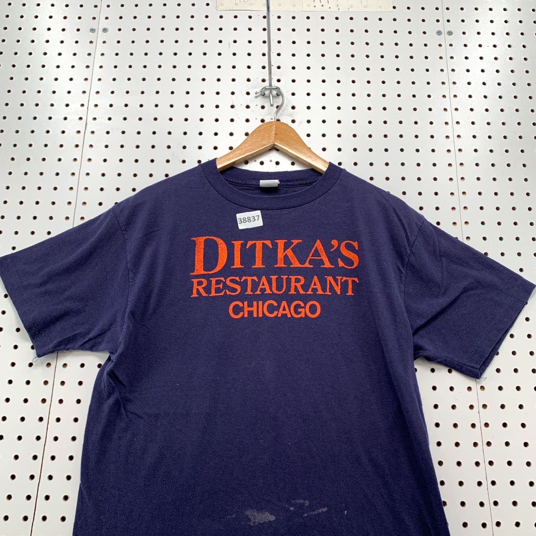 Vintage Vintage 80s Sports T-Shirt Men XL Blue Graphic Print Chicago Ditkas Restaurant Made USA Size US XL / EU 56 / 4 - 2 Thumbnail