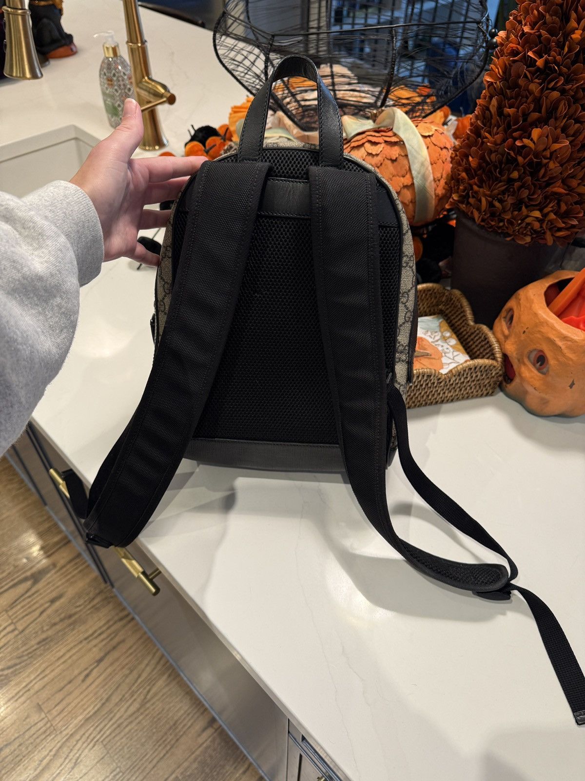 Gucci [US ONLY] GUCCI BEIGE EDEN SMALL BACKPACK Size ONE SIZE - 10 Thumbnail