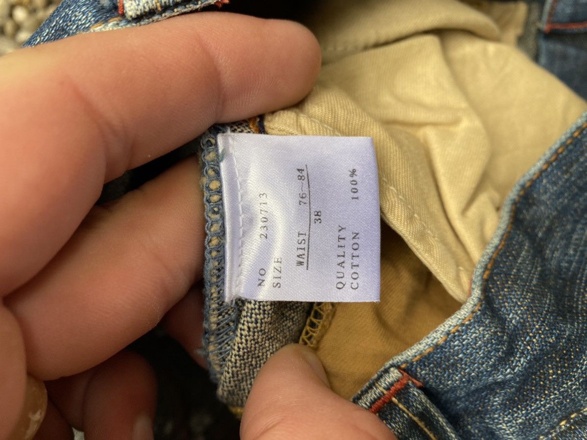 Japanese Brand Slow Hand Jam Distressed Flared Jeans Size 26" / US 2 / IT 38 - 8 Thumbnail
